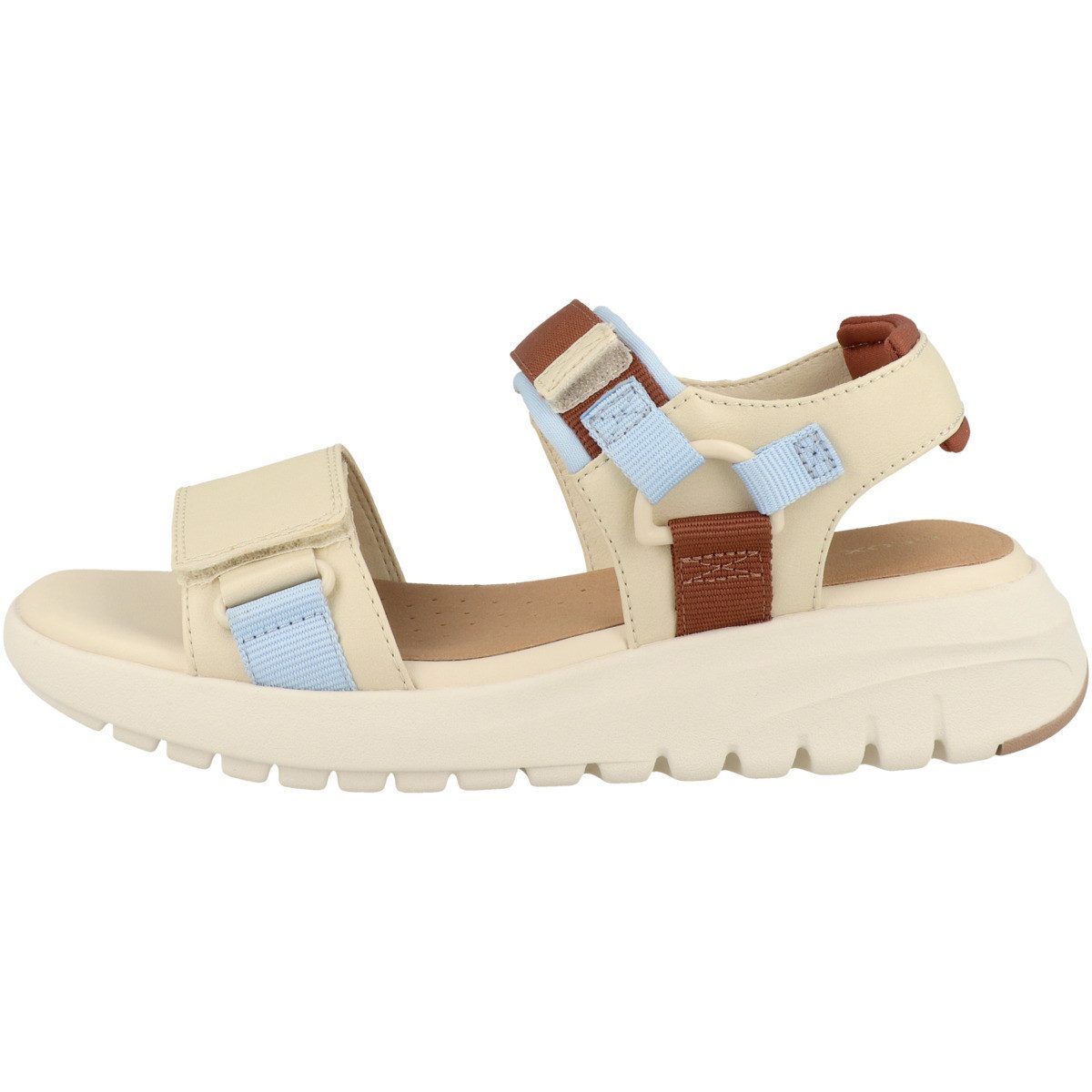 Geox D Flextride S Damen Sandale Sandaletten, Sommerschuhe, Badeschuhe, Riemchen, Schlappen