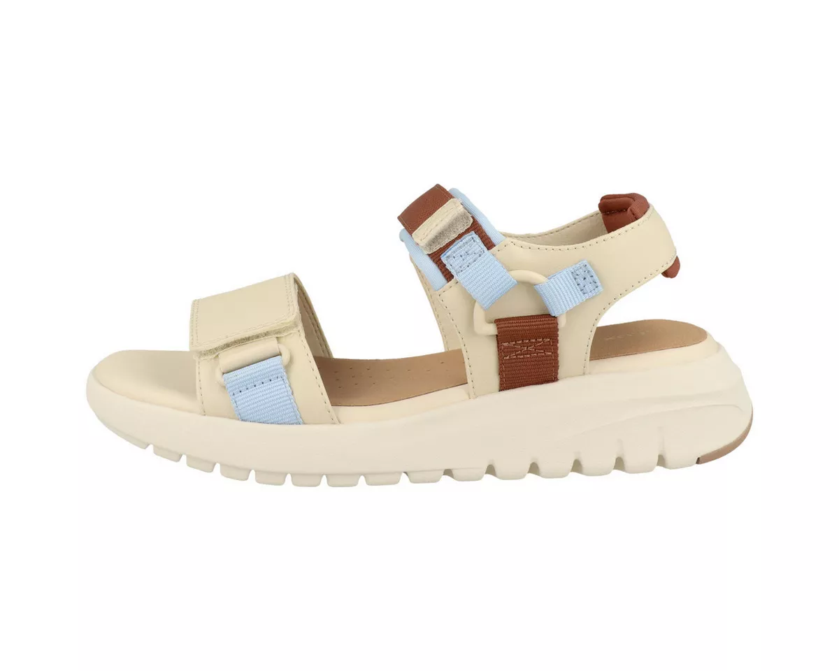Geox D Flextride S Damen Sandale Sandaletten, Sommerschuhe, Badeschuhe, Riemchen, Schlappen