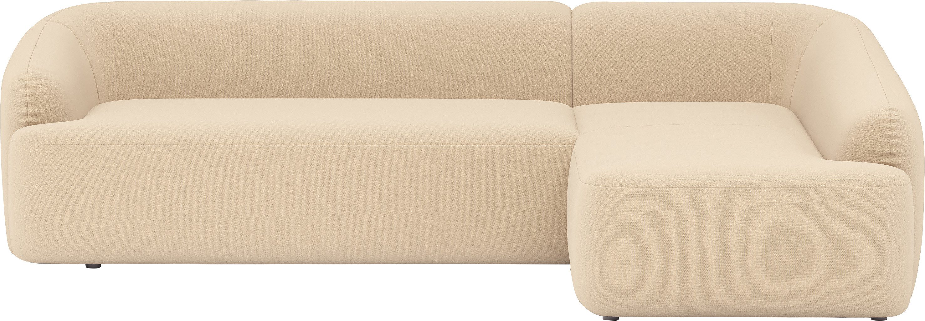 INOSIGN Ecksofa Nergal, organisches Design, Breite 296cm, L-Form, Modernes Design, schlichte Optik, stilvoller Blickfang im Wohnzimmer