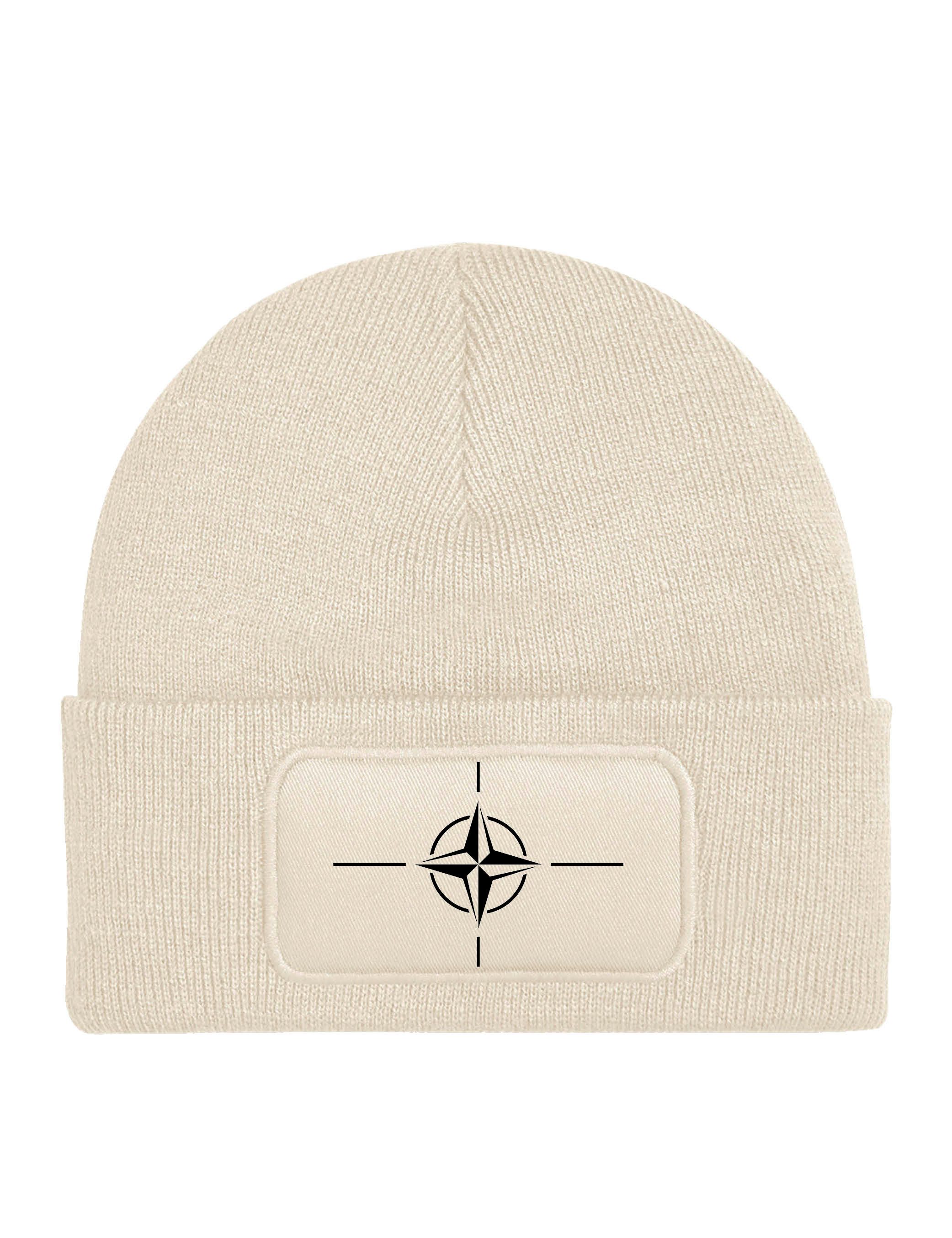 Youth Designz Beanie Unisex Kinder Beanie Mütze "NATO" Europäische Mächte Print Geschenk mit lustigen und stylischen Aufdruck für Jungen und Mädchen Statement