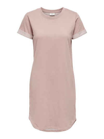 JACQUELINE de YONG Shirtkleid Lockeres Kleid Shirtkleid JDYIVY Rundhals Midi Dress Tunika (lang, 1-tlg) 3606 in Rosa