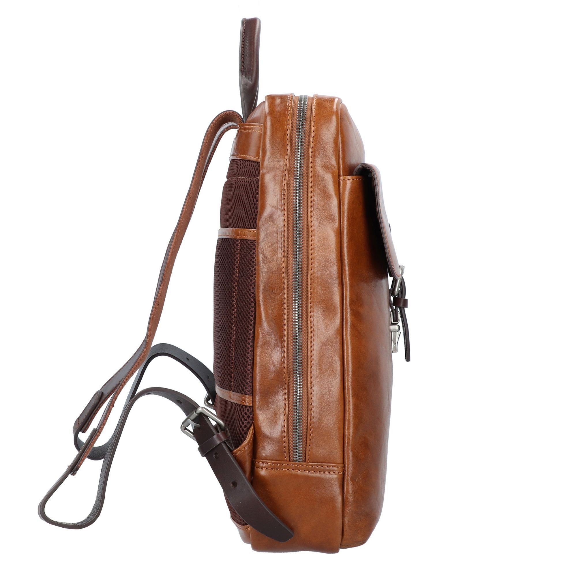 Beerens Castelijn braun Laptoprucksack Leder & Rien,