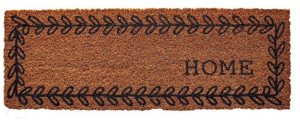 Fußmatte finesse xs Kokosmatte HOME RECHTSKLEIN 26 x 75, Mr. Ghorbani,  Rechteckig, Höhe: 15 mm