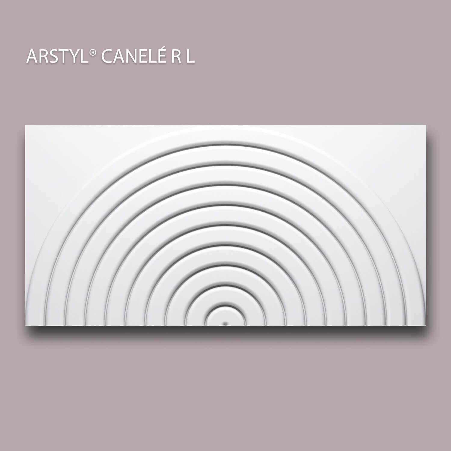 NOËL & MARQUET by nmc 3D Wandpaneel NMC CANELÉ R L ARSTYL 3D Wandpaneel Akustikpaneel 0,18 m2, BxL: 14x600 cm, 0 qm, weiß