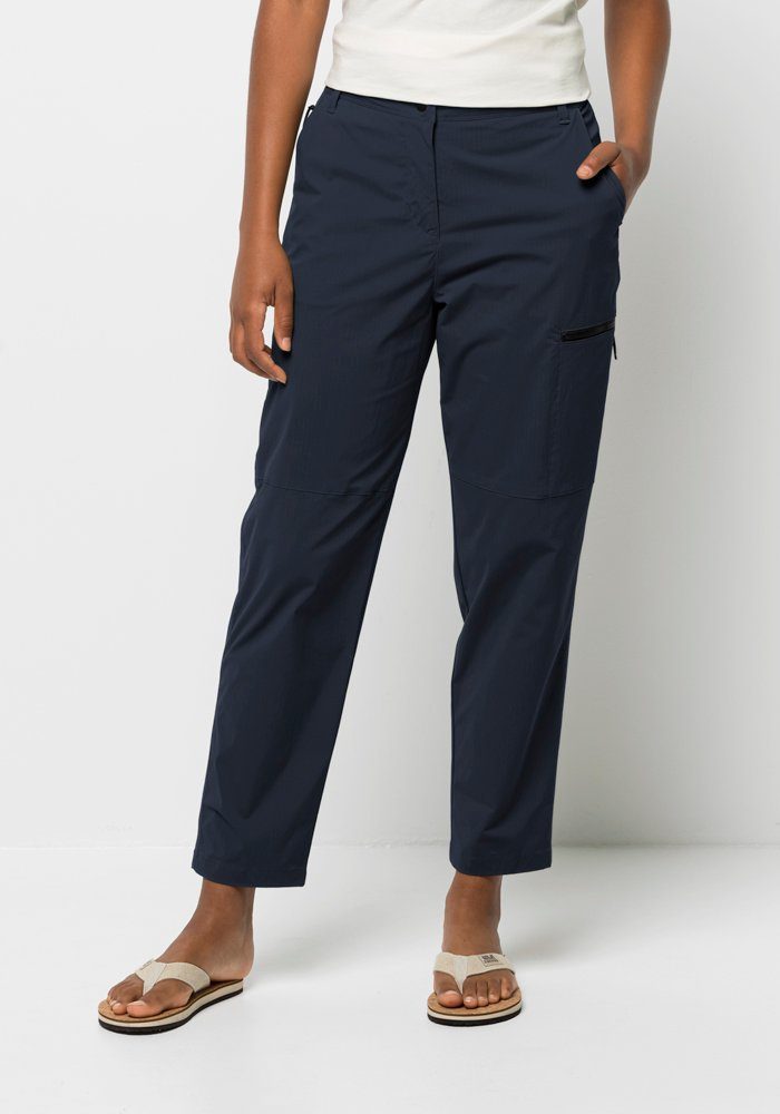 night-blue Wolfskin Outdoorhose W PANTS WANDERTHIRST Jack