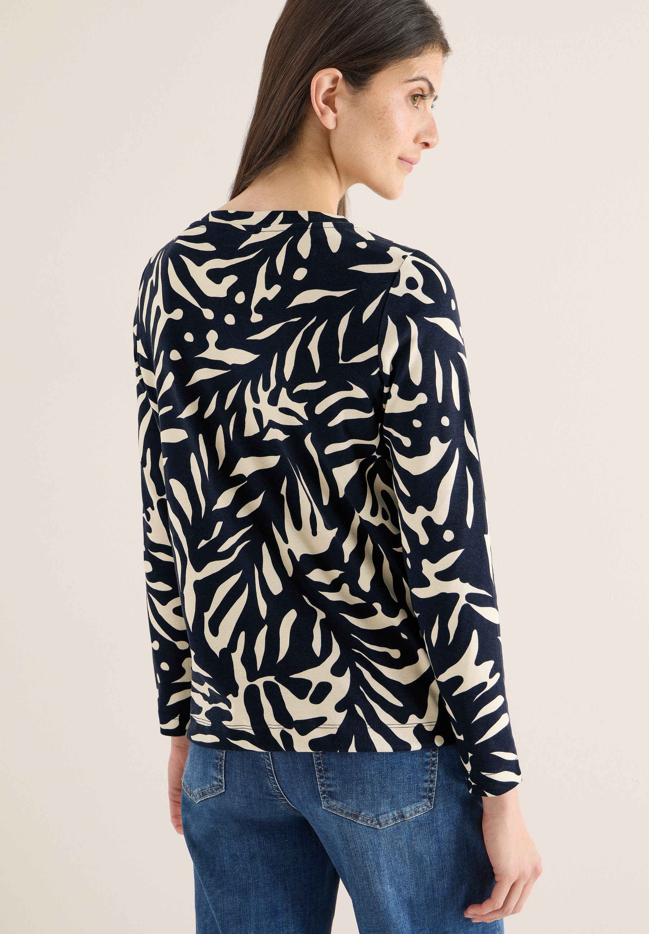 CECIL Langarmshirt mit Tunnelzug, in lässiger Passform günstig online kaufen