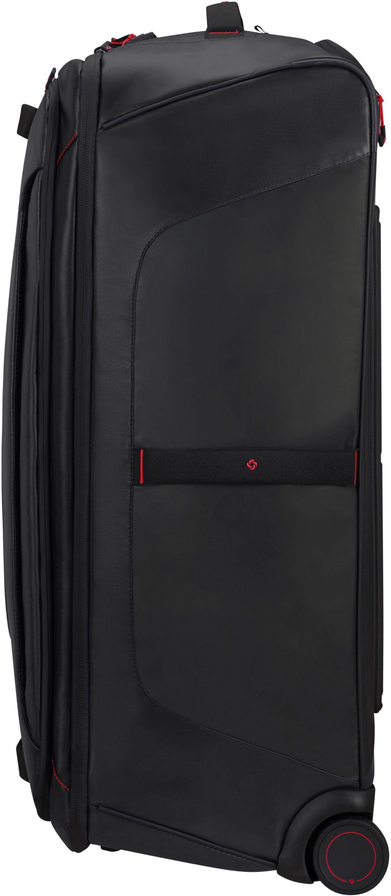 Samsonite Reisetasche Ecodiver, 79 cm, aus Trolley- und recyceltem teilweise Black, mit Material Rucksackfunktion