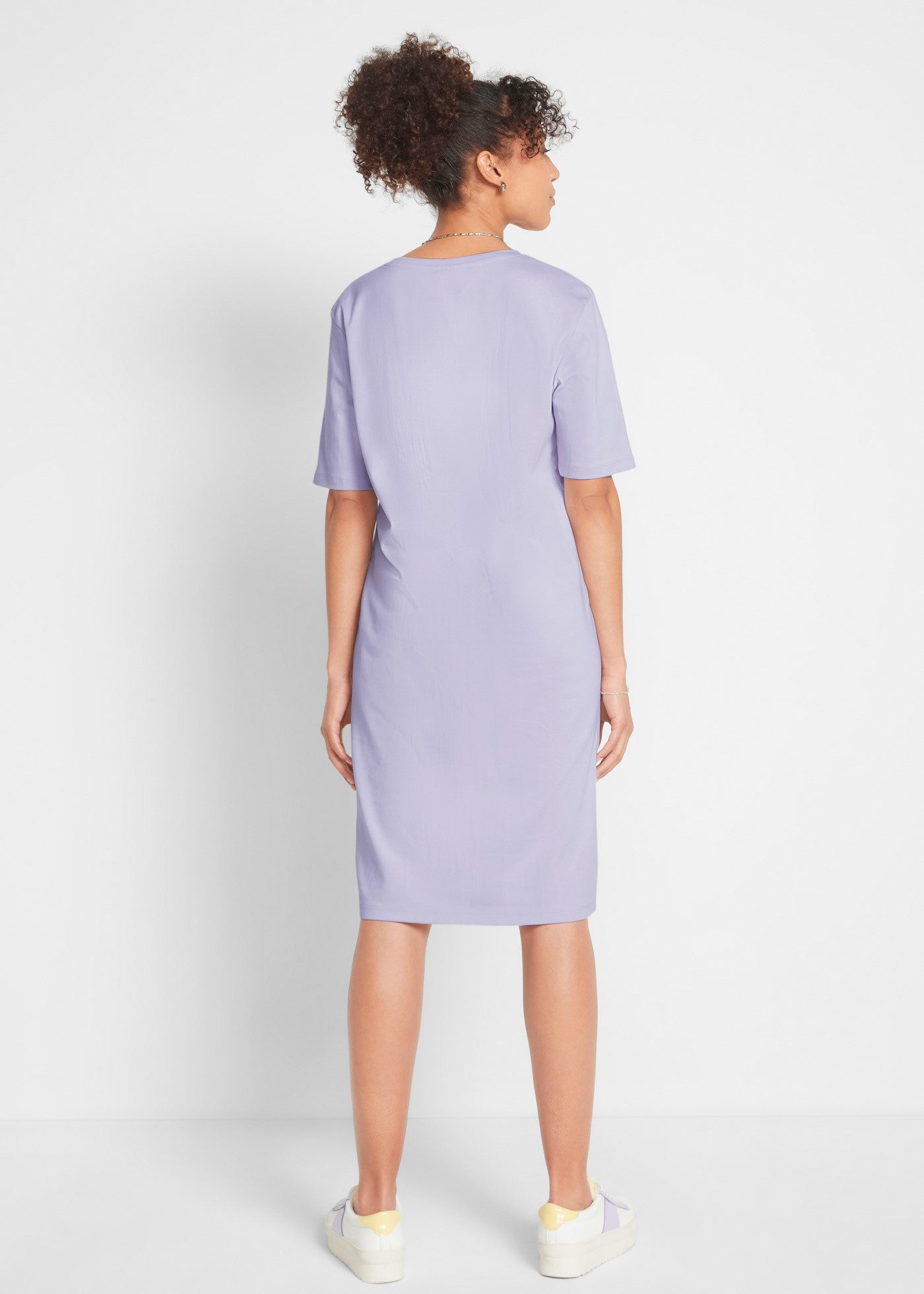 bonprix Shirtkleid (Packung, 2-tlg) für Alltag, mit Rundhalsausschnitt, Kurzarm, Oversize Passform