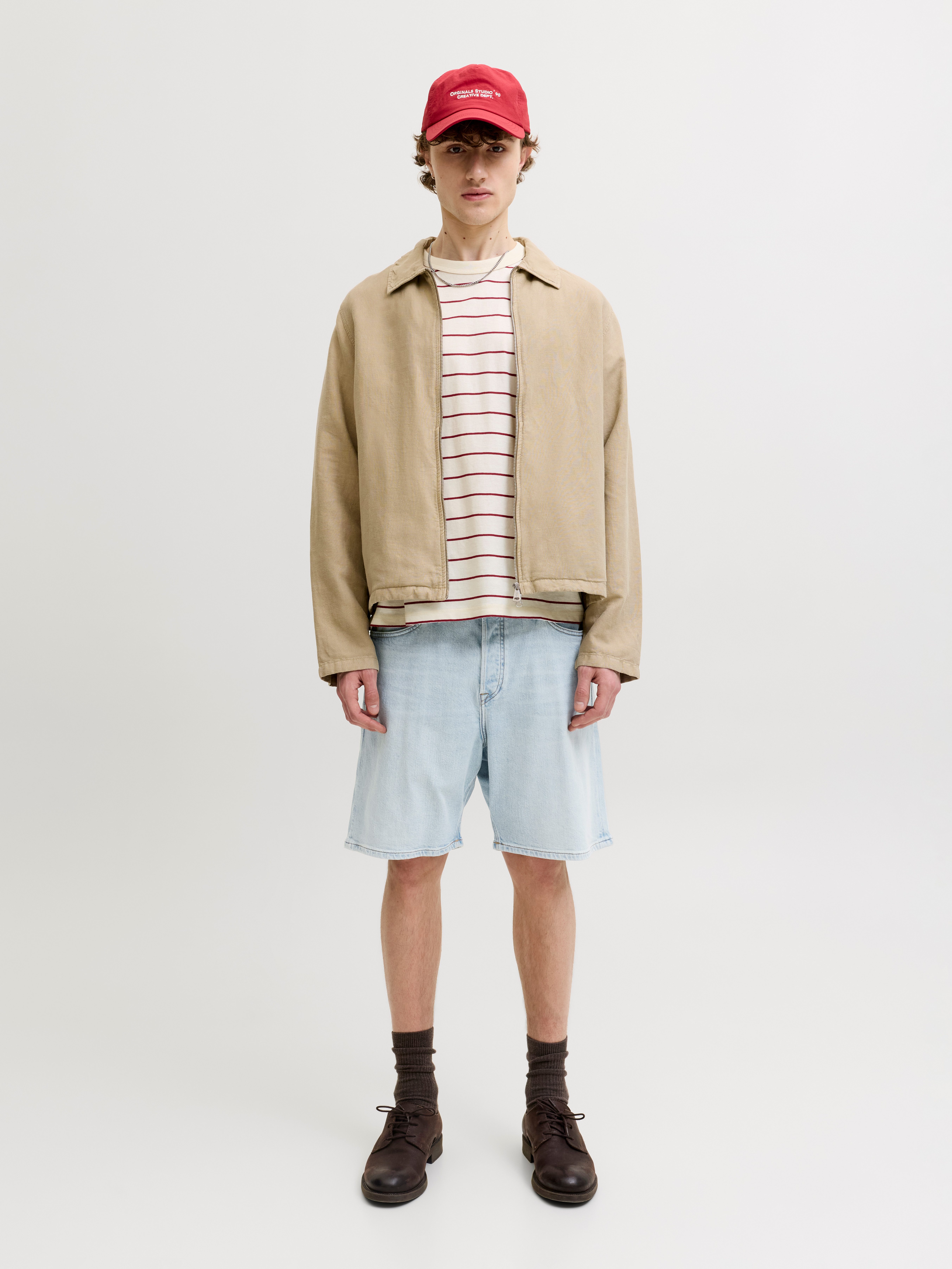 Jack & Jones Jeansshorts JJITONY JJORIGINAL SHORTS AM 460 SN Baumwollmischung, relaxed fit – Bild 4 von 5