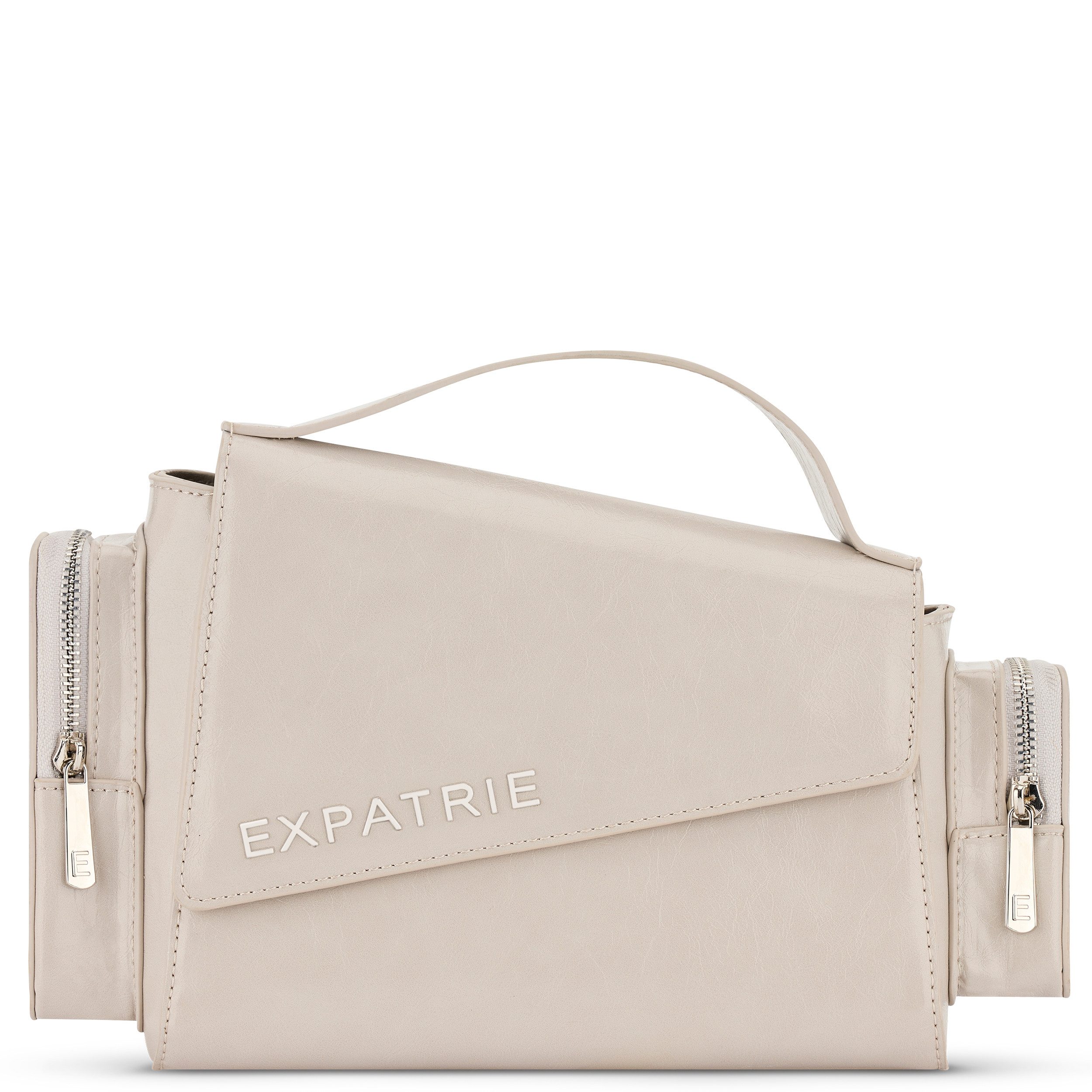 Expatrié Schultertasche Hunter Schultertasche für Damen Retro (1-tlg), Vintage Handtasche im asymmetrischen Design, wasserabweisend