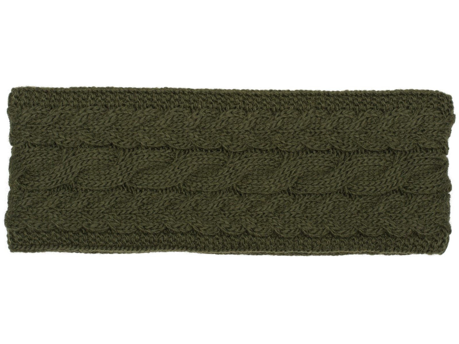 styleBREAKER Stirnband Strick Stirnband mit Zopfmuster (1-St)