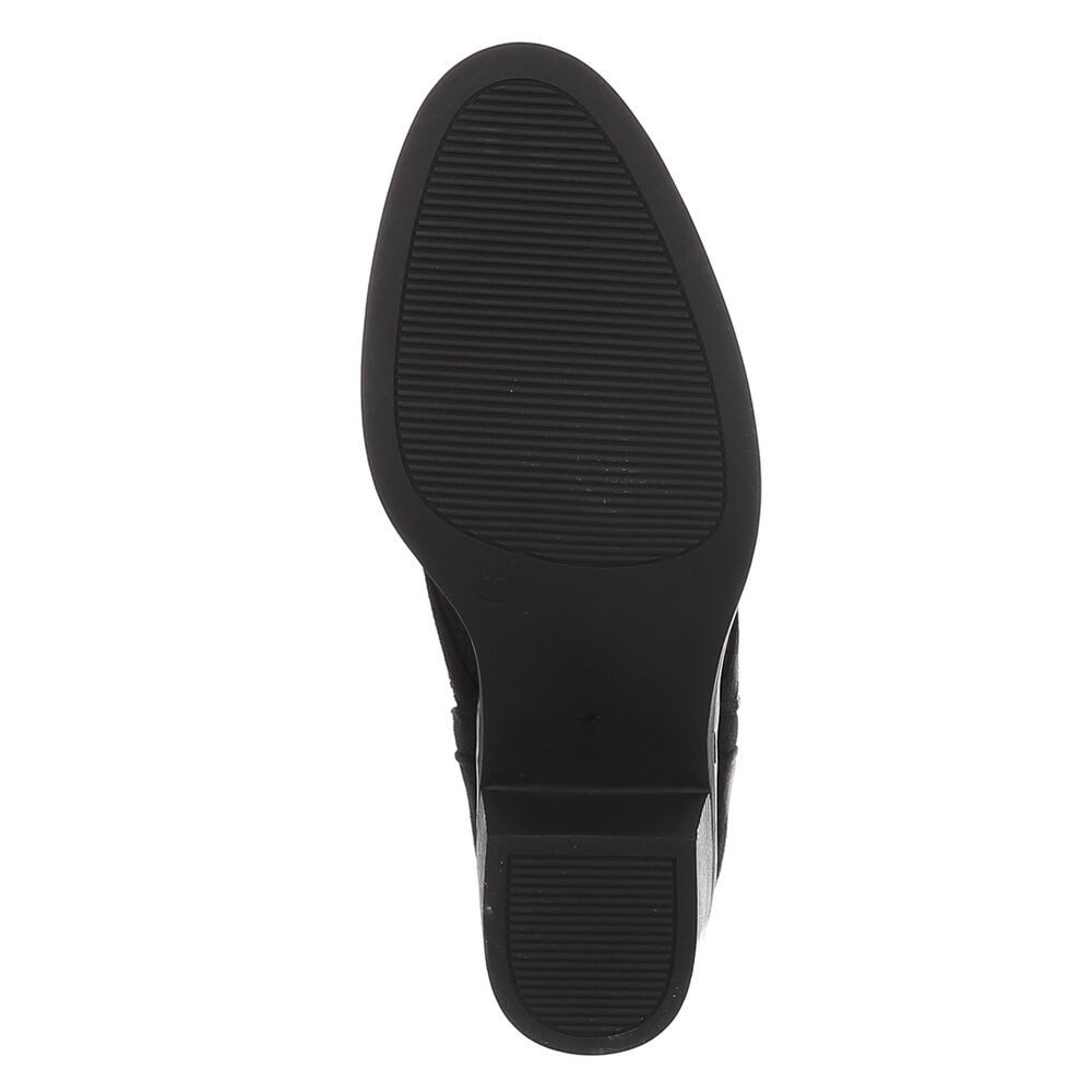 Ital-Design Modische Stiefelette mit Reißverschluss und Perforation Sommerboots (91261340) Blockabsatz Stiefeletten in Schwarz – Bild 3 von 5