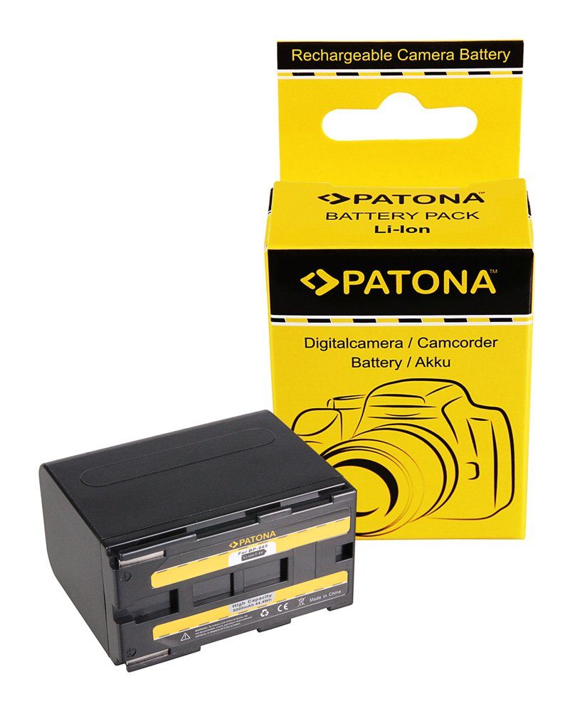 Patona Akku für Canon BP-911 BP-930 Kamera-Akku Ersatzakku Kameraakku 6000  mAh (7,4 V, 1 St), BP-945 BP-927 BP-924 BP-941 BP930 C2 XL1 XM2 E1 E30 E2