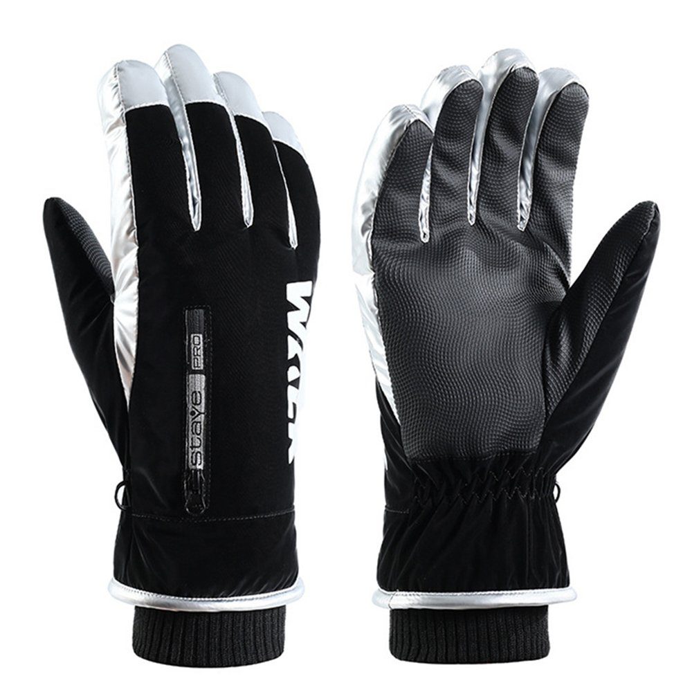 Dekorative Skihandschuhe Handschuhe winter, Skihandschuhe für Outdoor-Sportarten Wasserdichte Skihandschuhe, Sporthandschuhe, Warme Handschuhe | Sporthandschuhe