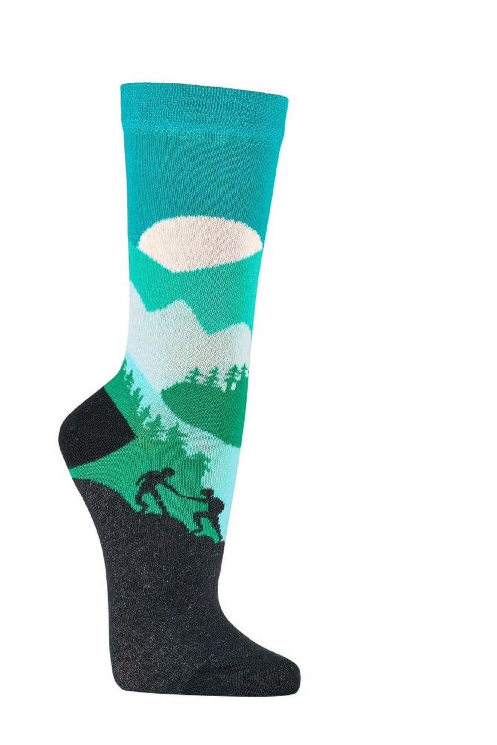Socks 4 Fun Freizeitsocken Socken 2-Paar, Paar) 2 Berge (2 Paar, Bergglück