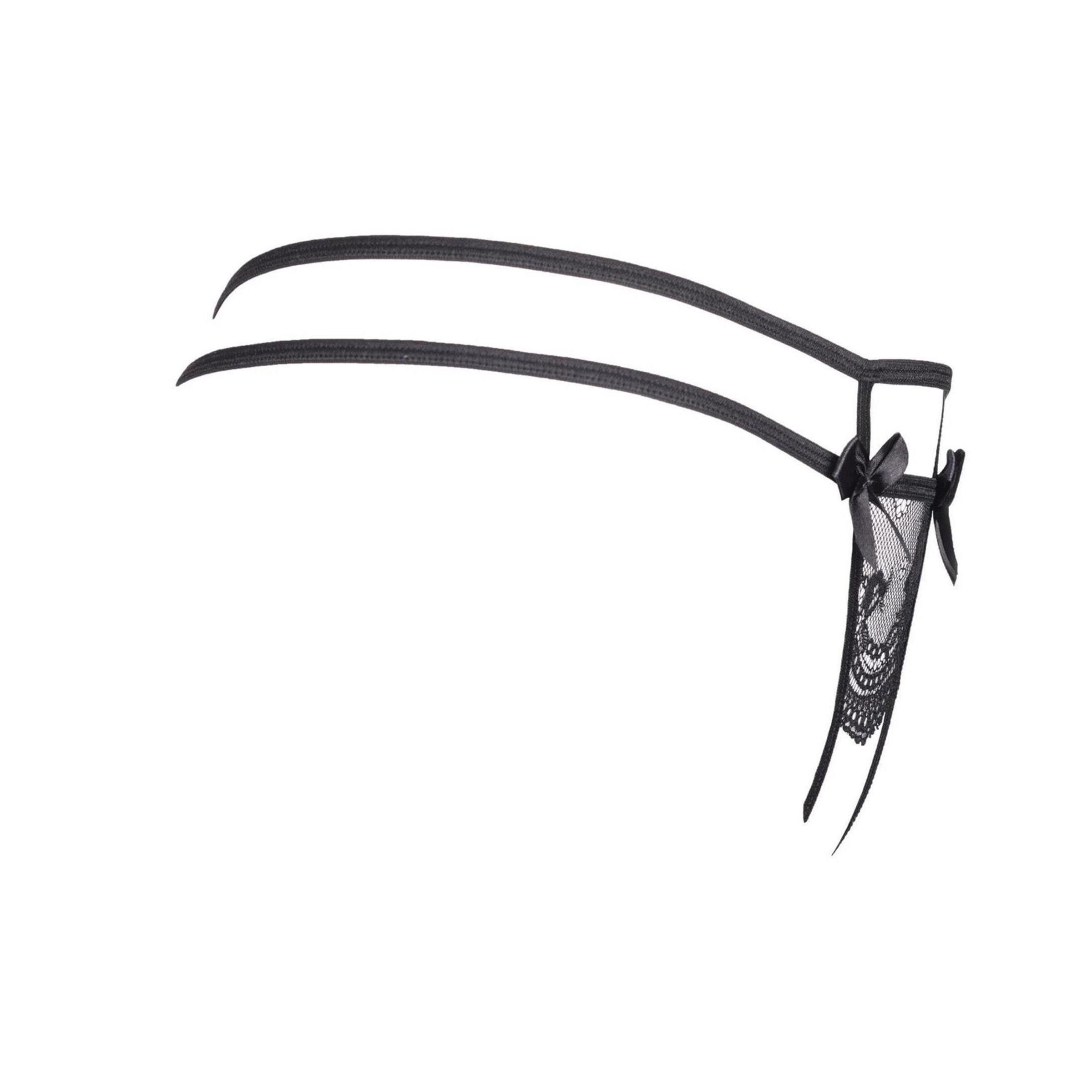 Axami Size Plus String-Ouvert V-8698PS Plus Size string black - (2XL,3XL,4XL)