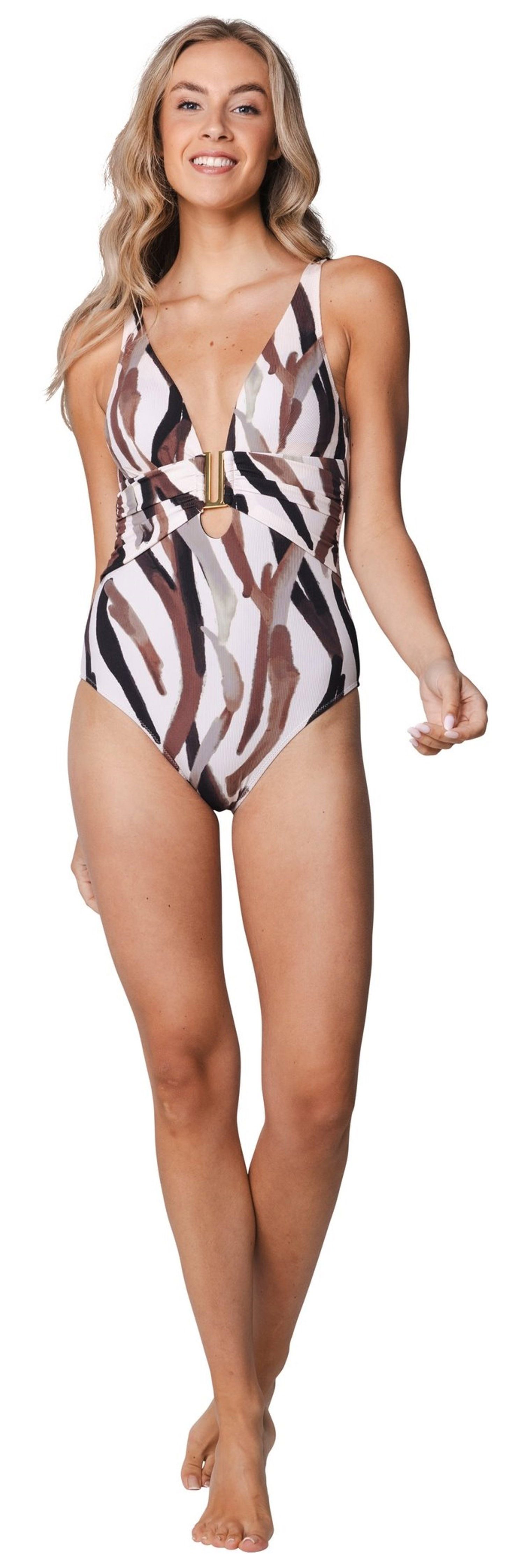 Pastunette Badeanzug Extravaganter Damen Einteiler (1-St) Modisches Design