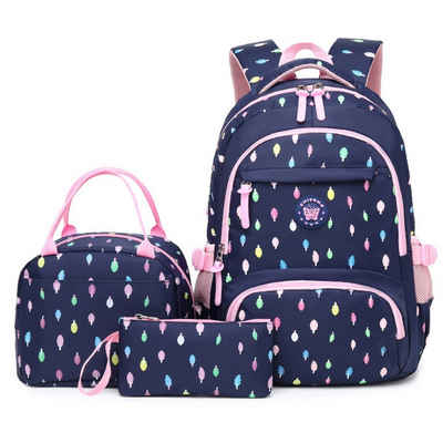 FIDDY Ранці Mädchenrucksack, Schulrucksack, großer Ранці für Mädchen, (wasserdichter Kinderrucksack für Mädchen), Klassenstufe: 3 - 6 (8 9 10 11 12 Jahre)