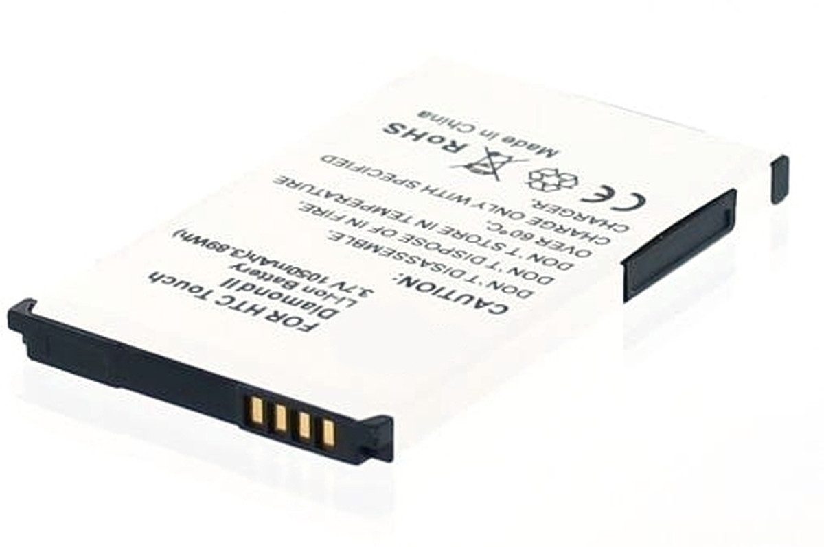 Akku für Htc Touch Diamond 2 Li-Ion 3,7 Volt 1000 mAh schwarz Handy-Akku