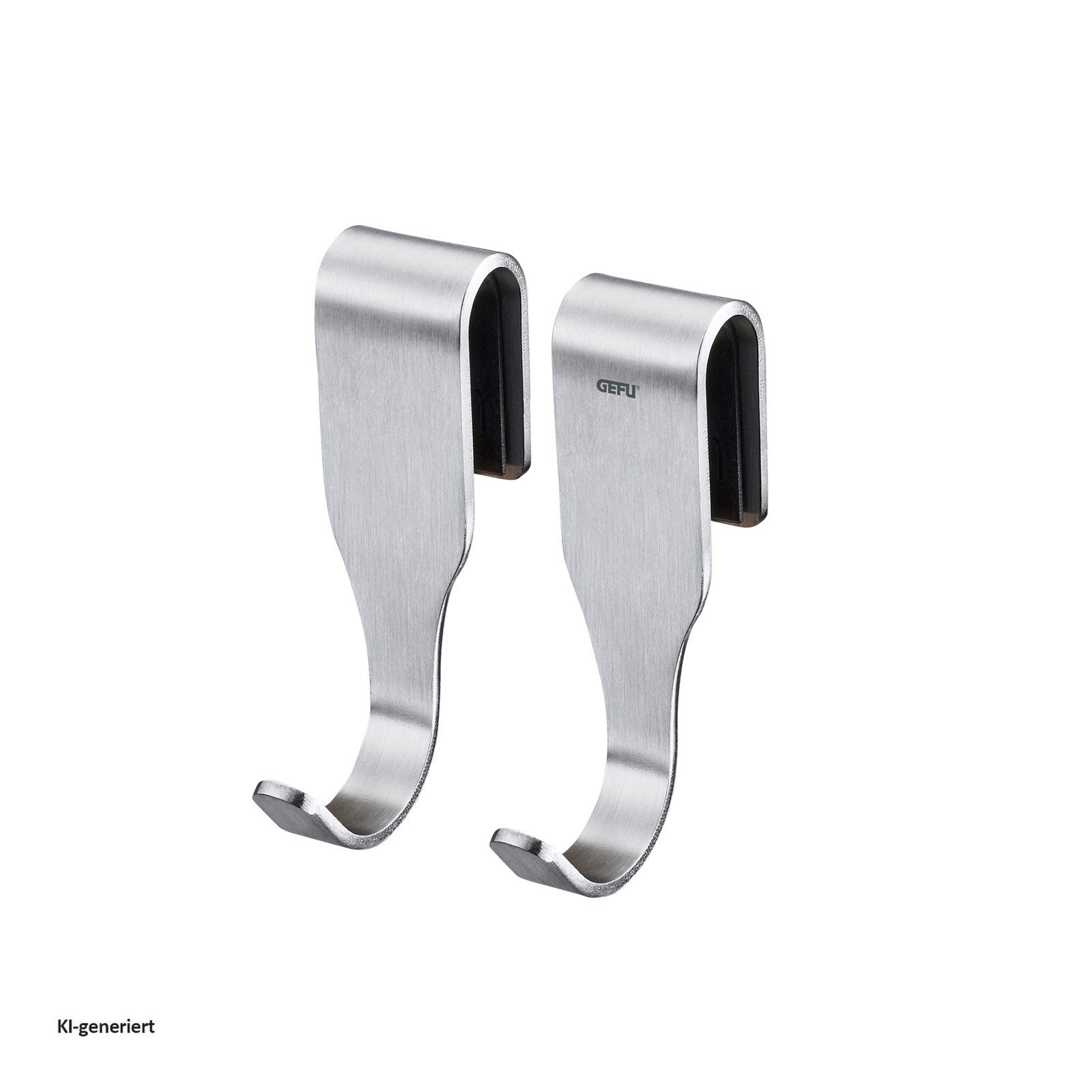 GEFU Wandhaken Küchen-Haken 2 Stück Smartline, (Stück, 2-St., 2 Haken)