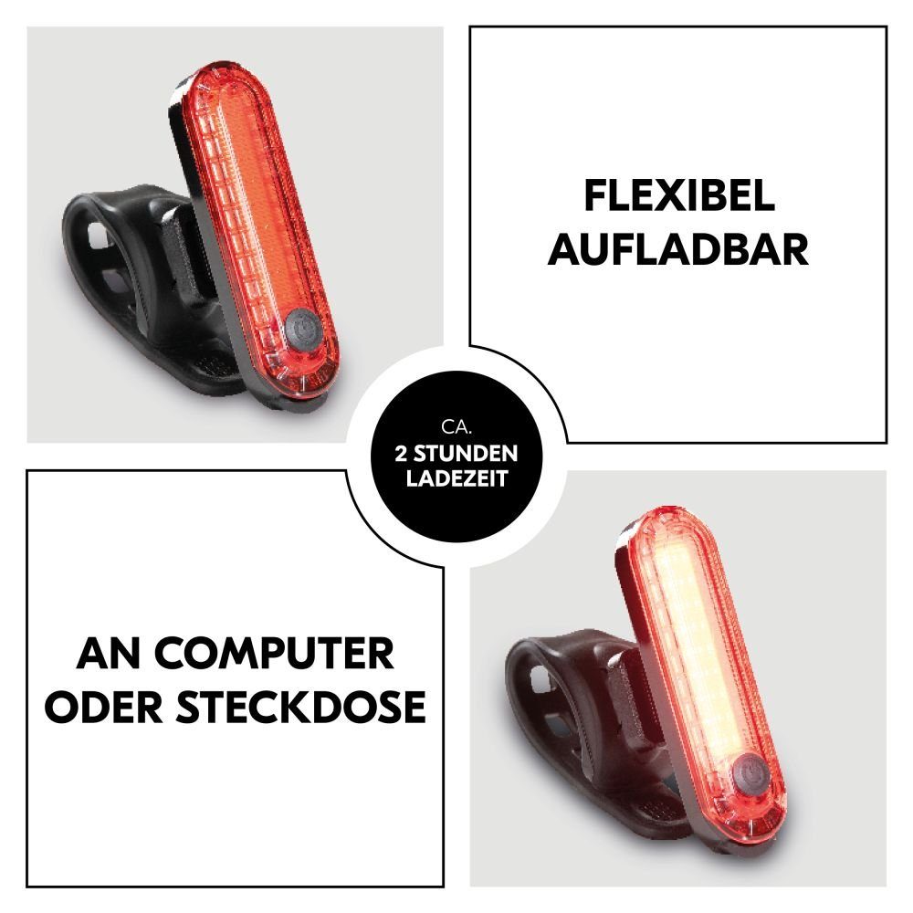 Halterung für - Kinder-Buggy Leuchtmodi Kinderwagen mit Buggy Hauck & LED-Leuchte, 4 LED-Leuchte