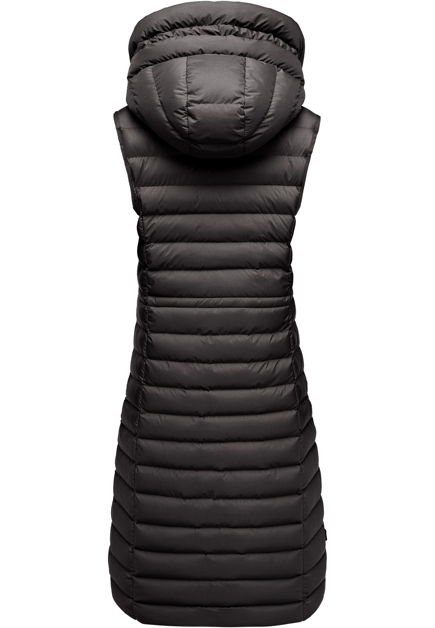 REPUBLIX Steppweste ARYANA warme Damen Outdoor-Weste Jacke lang mit Kapuze – Bild 3 von 3