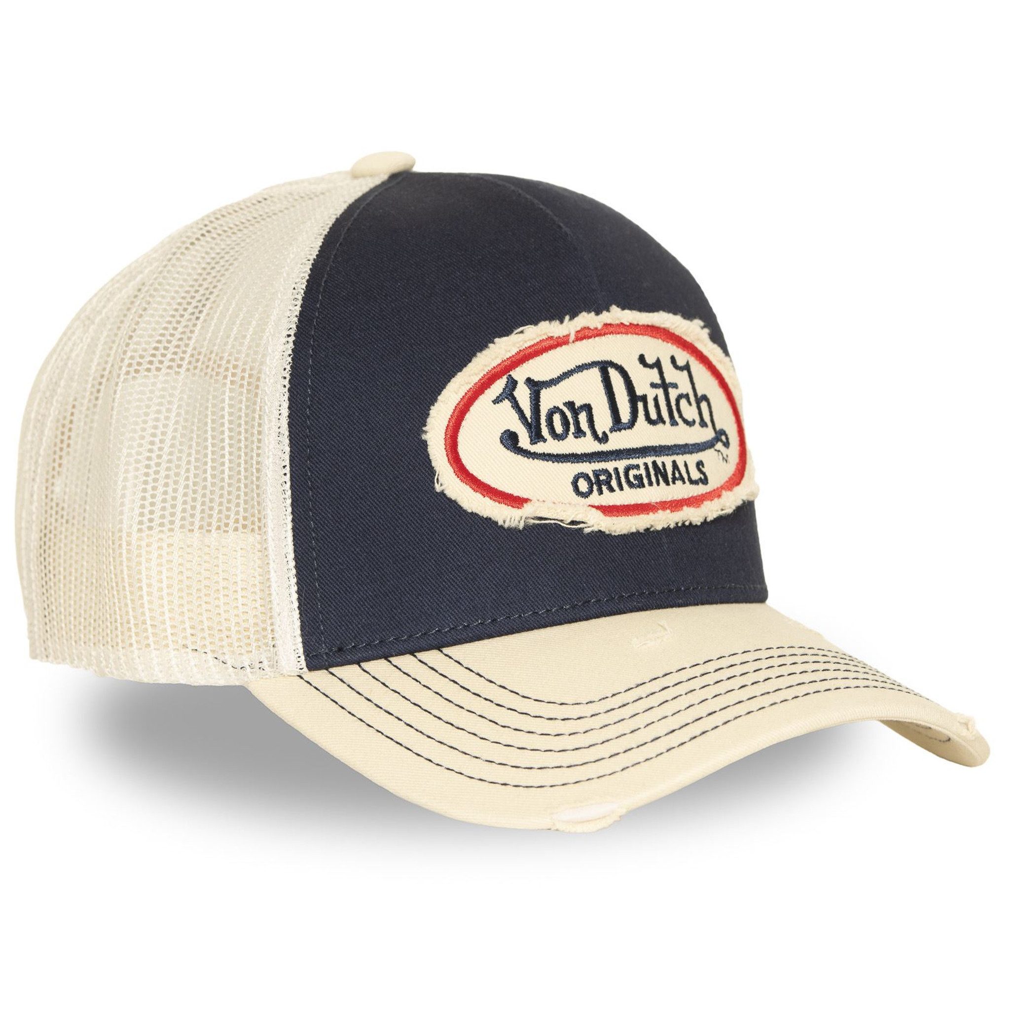 Von Dutch Trucker Cap Von Dutch Originals Trucker Cap - URBAN USED Effects (Basecap, Basecap, Meshcap, Trucker Kappe) Used-Look