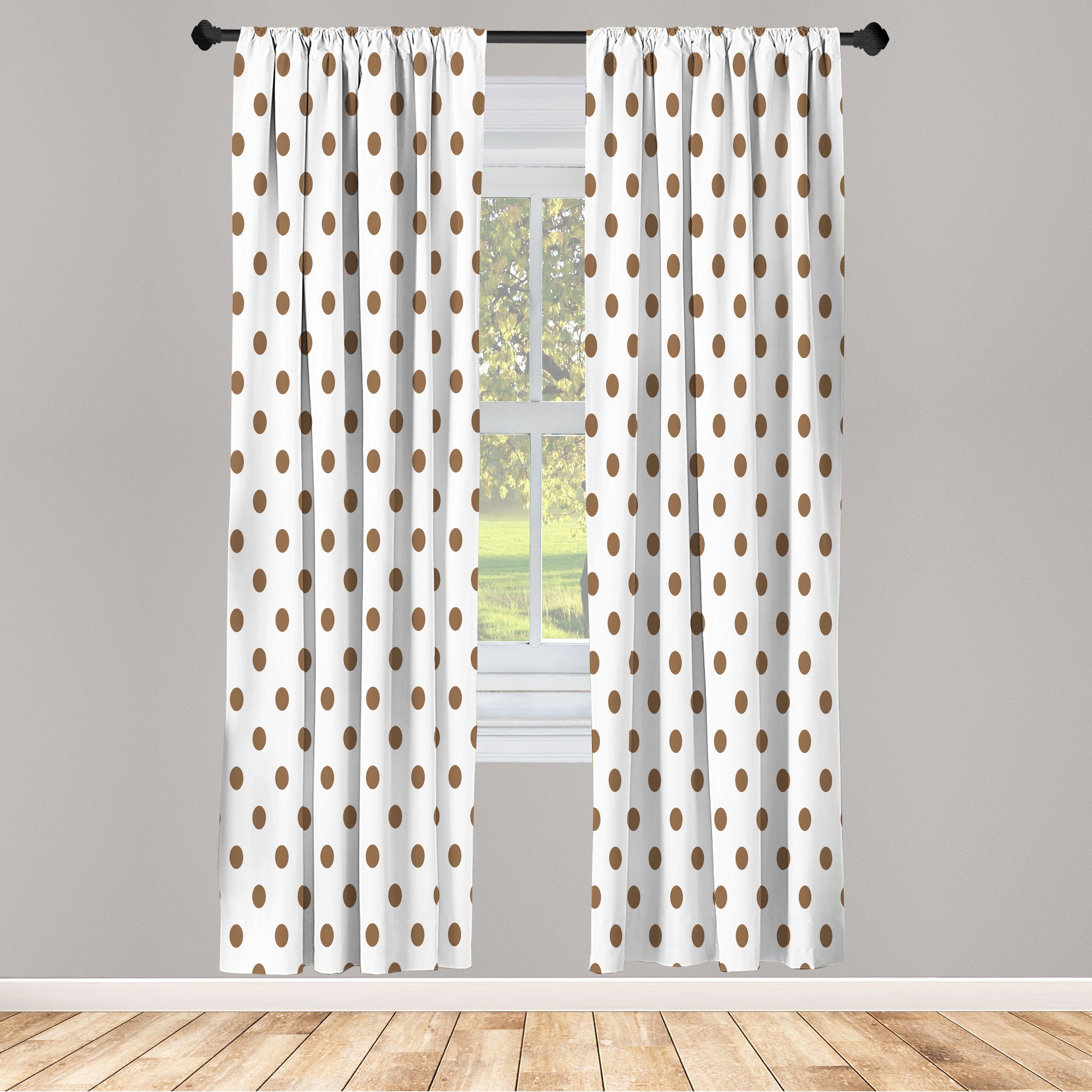 Gardine Vorhang für Schlafzimmer Microfaser Abakuhaus, Dekor, Wohnzimmer