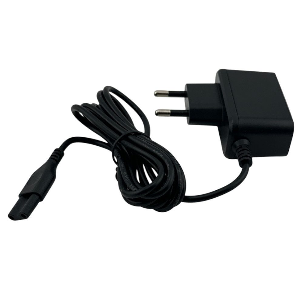 Trade-Shop Ladegerät passend für Braun Barttrimmer Series 9, Series 7, Series 5 Netzteil (Ladekabel 5V 0,55A für Rasierer / EU-Stecker / Kabellänge: 1,7m)