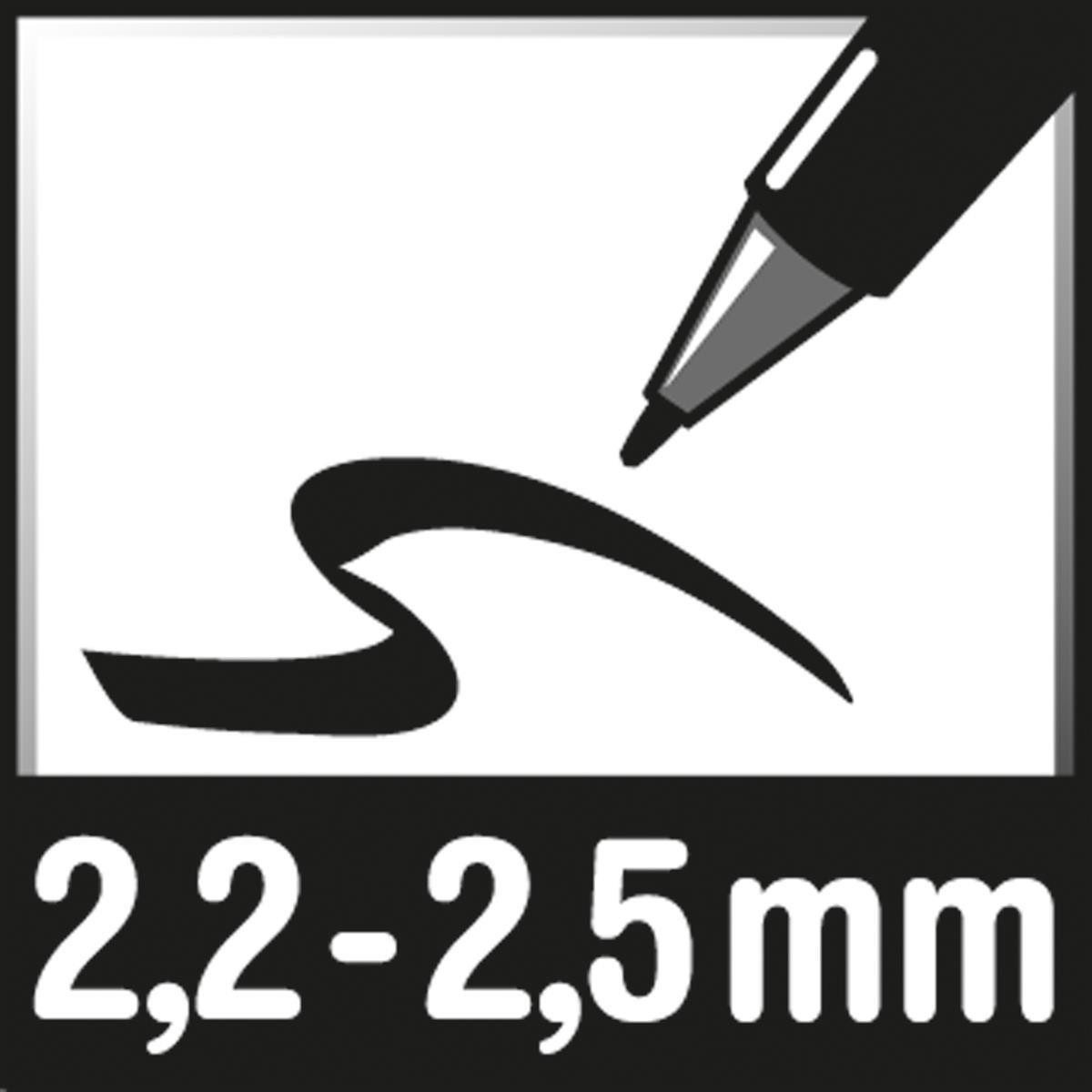 PILOT Whiteboard Marker PILOT Whiteboard-Marker V BOARD MASTER, Keilspitze, schwarz