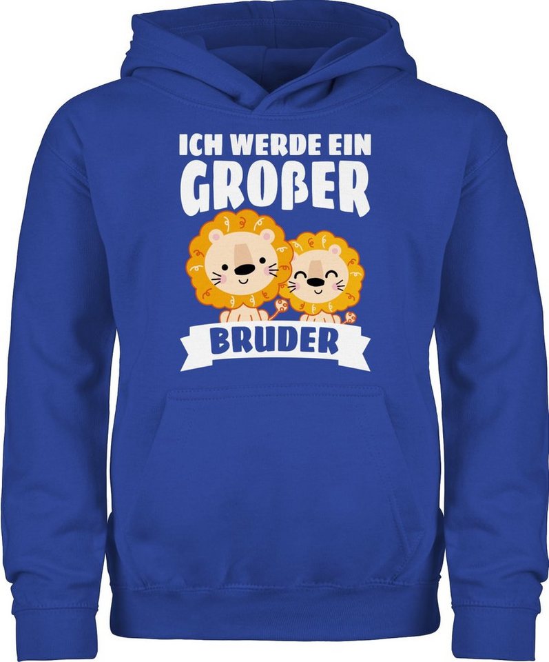 Shirtracer Hoodie Ich werde ein großer Bruder - Löwe Großer Bruder