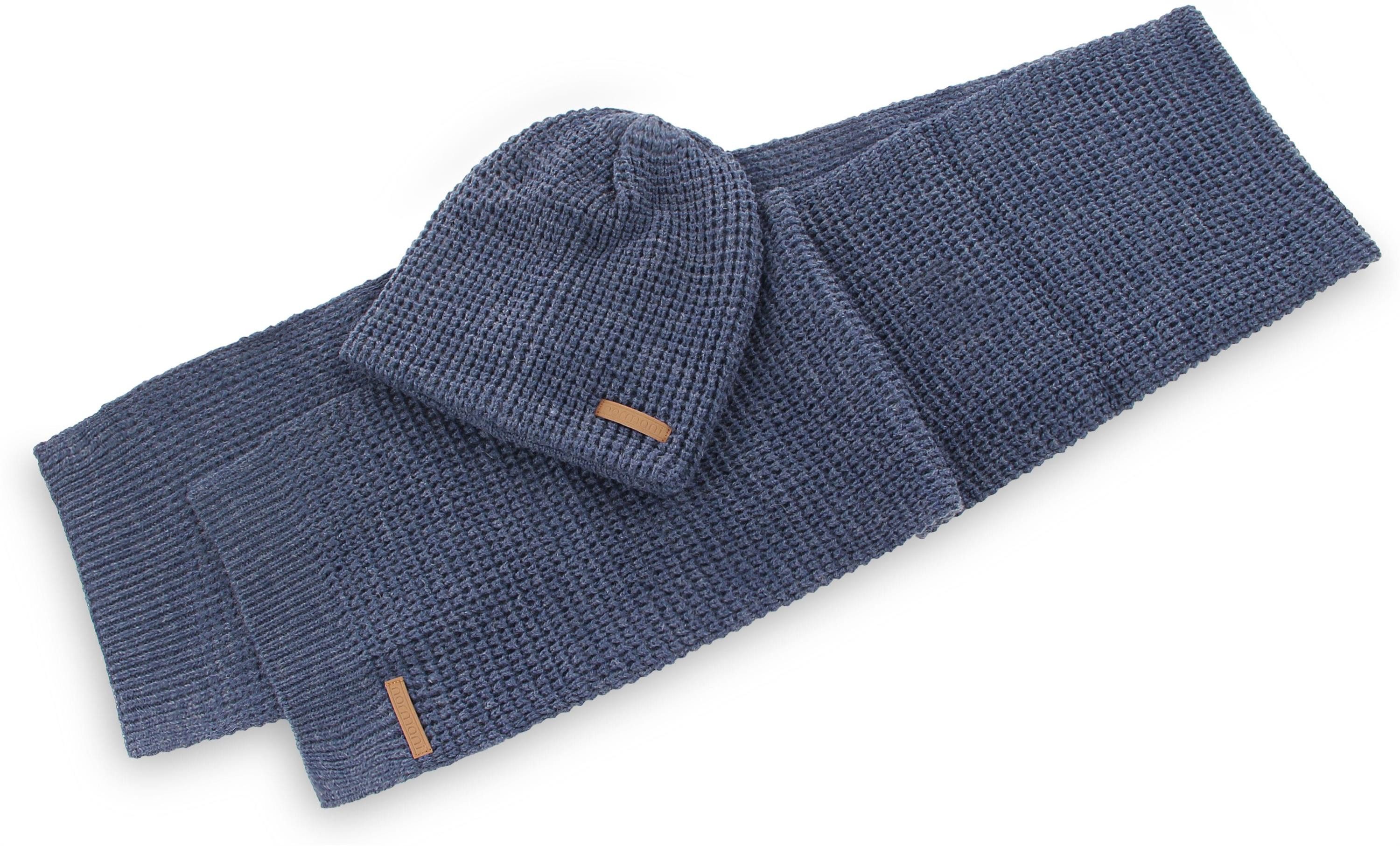normani Strickmütze Winterset mit Mütze und Schal Nampa