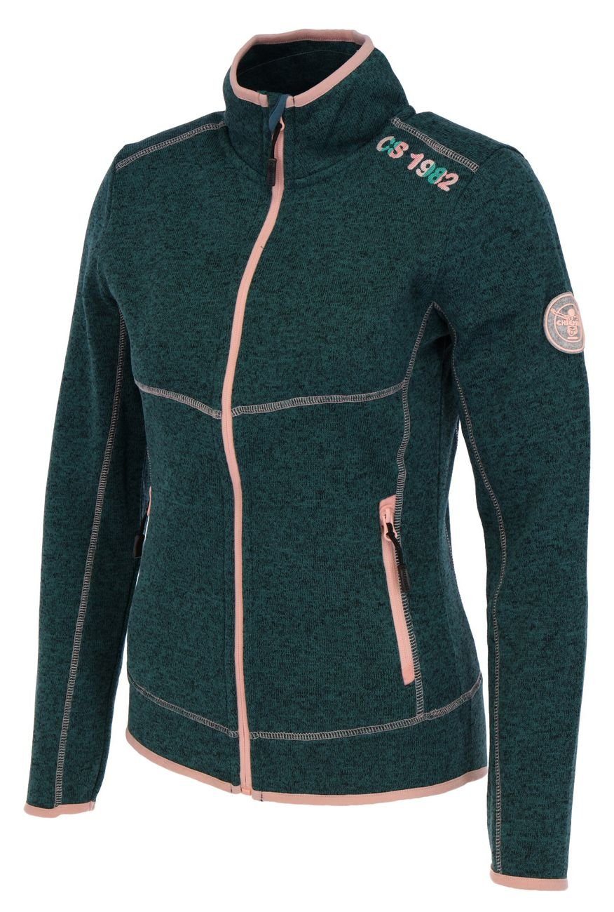 Chiemsee Sweater Women Sweatjacket Regular (1-tlg) Mediterranea Fit 19-4517