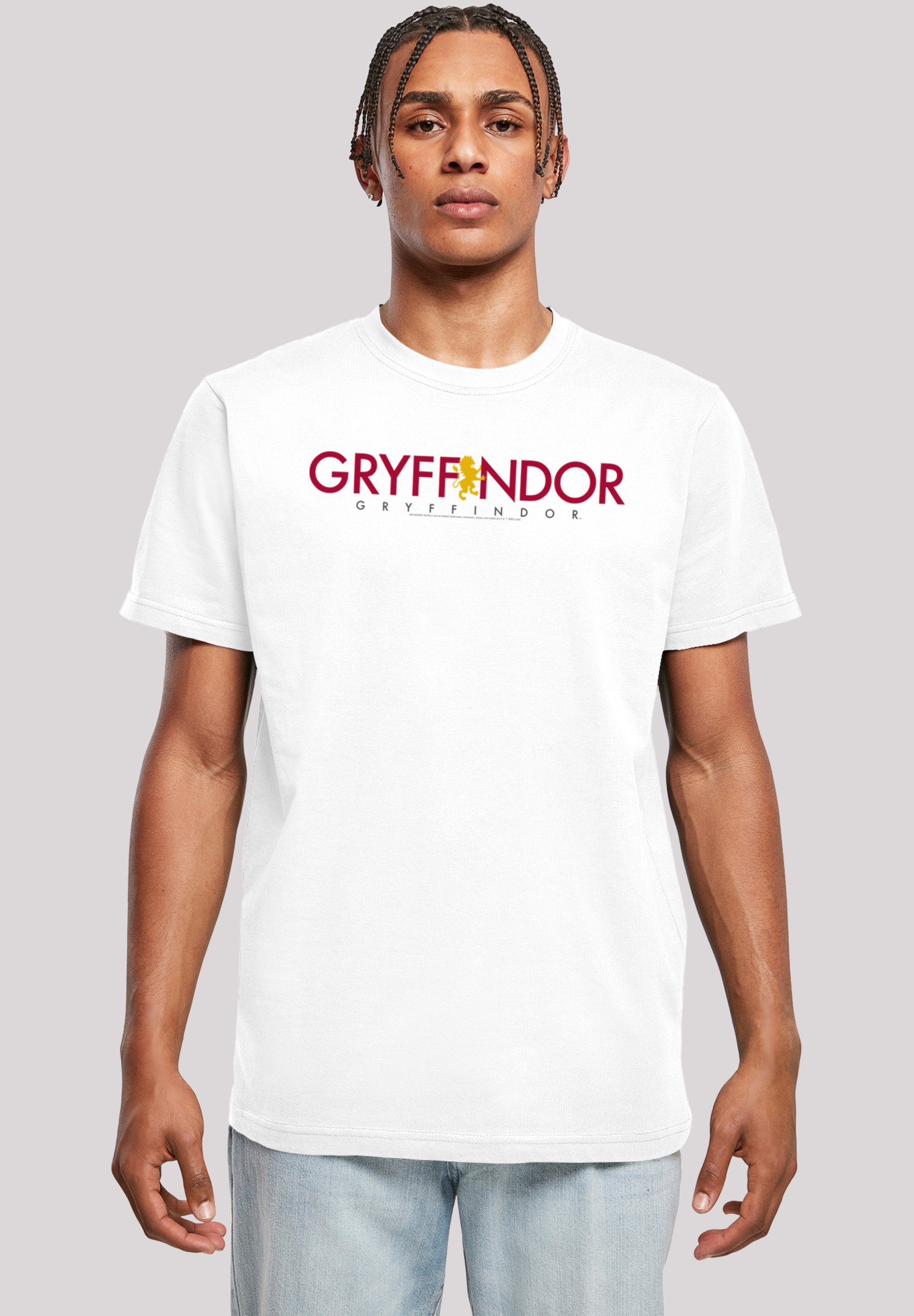 F4NT4STIC T-Shirt Harry Potter Gryffindor Text Print weiß | T-Shirts
