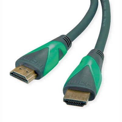 ROLINE GREEN ATC 8K HDMI Ultra HD Kabel mit Ethernet, ST/ST Audio- & Video-Kabel, HDMI Typ A Männlich (Stecker), HDMI Typ A Männlich (Stecker) (100.0 cm)