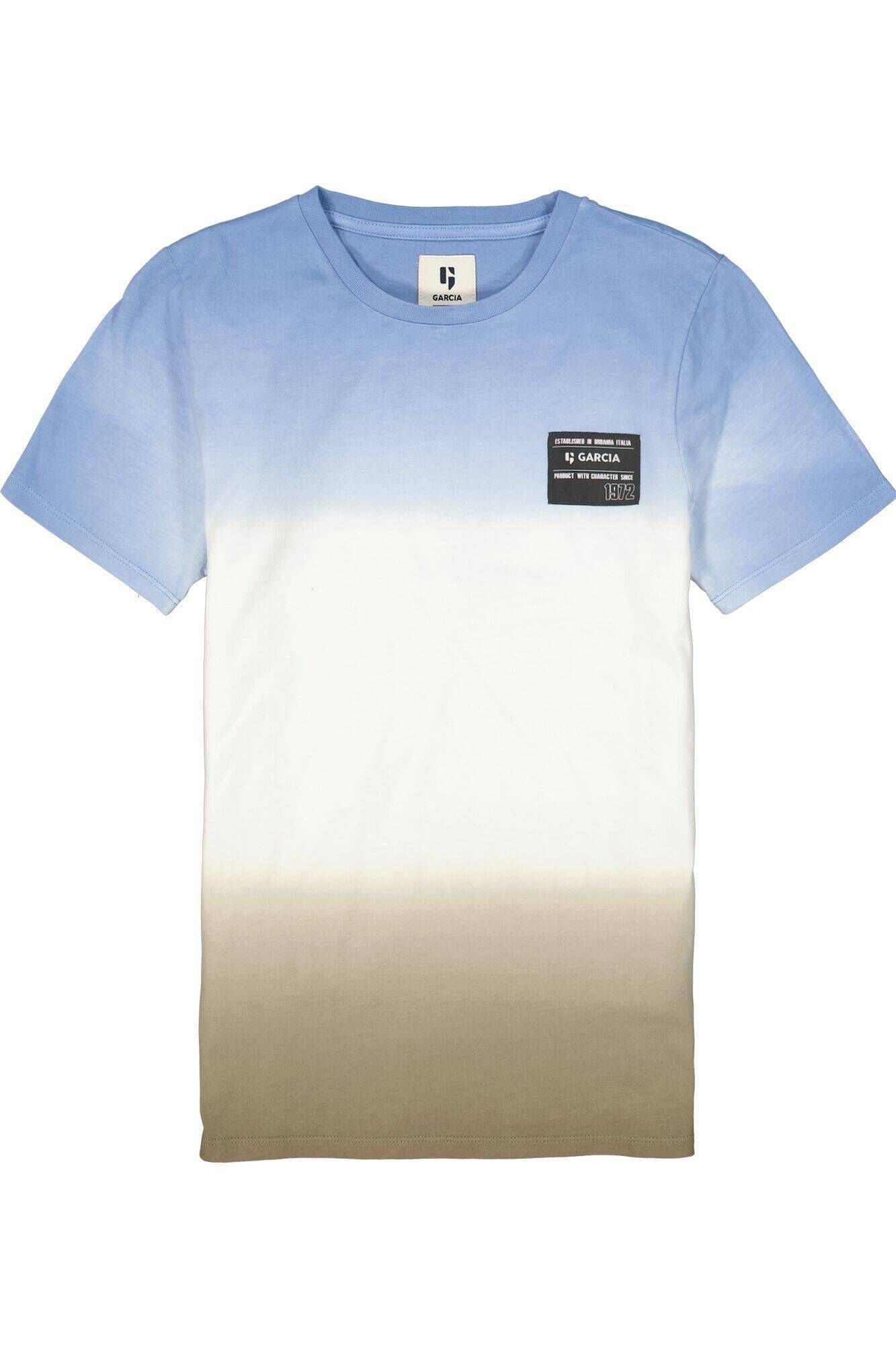 Garcia T-Shirt Jungen T-Shirt (1-tlg) blue canal