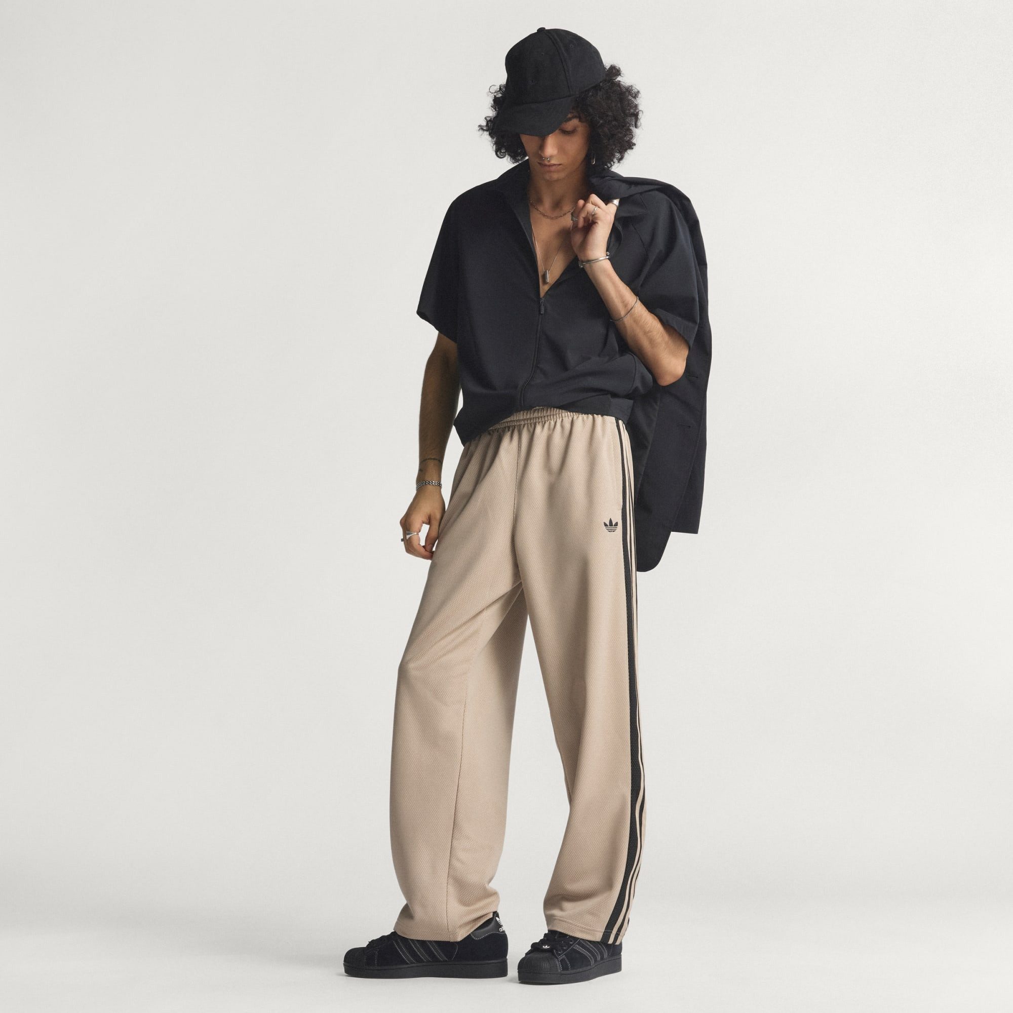 adidas Originals Jogginghose MESH-TRAININGSHOSE, LOCKER GESCHNITTEN (1-tlg)