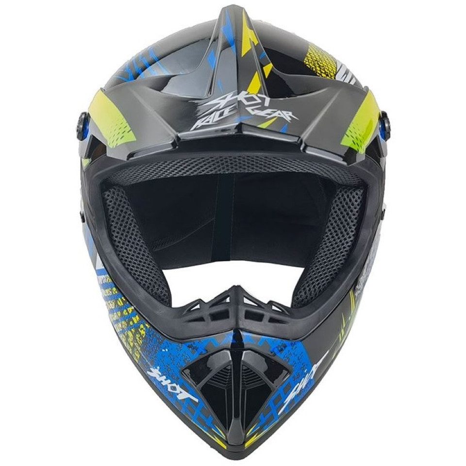 FunSport-Factory Motocrosshelm Shot Kinder Crosshelm Motocross Helm Kinder Motorradhelm Offroad