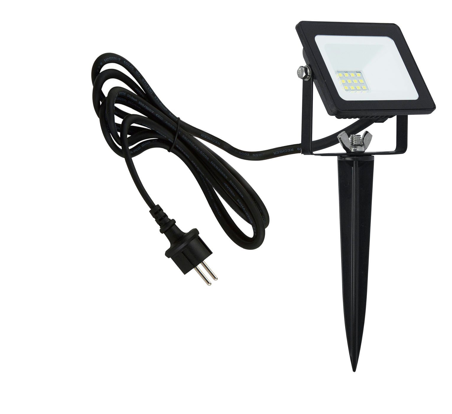 TRANGO LED Gartenstrahler, 3085 *SAVETY* LED Gartenstrahler IP65 10 Watt fe günstig online kaufen