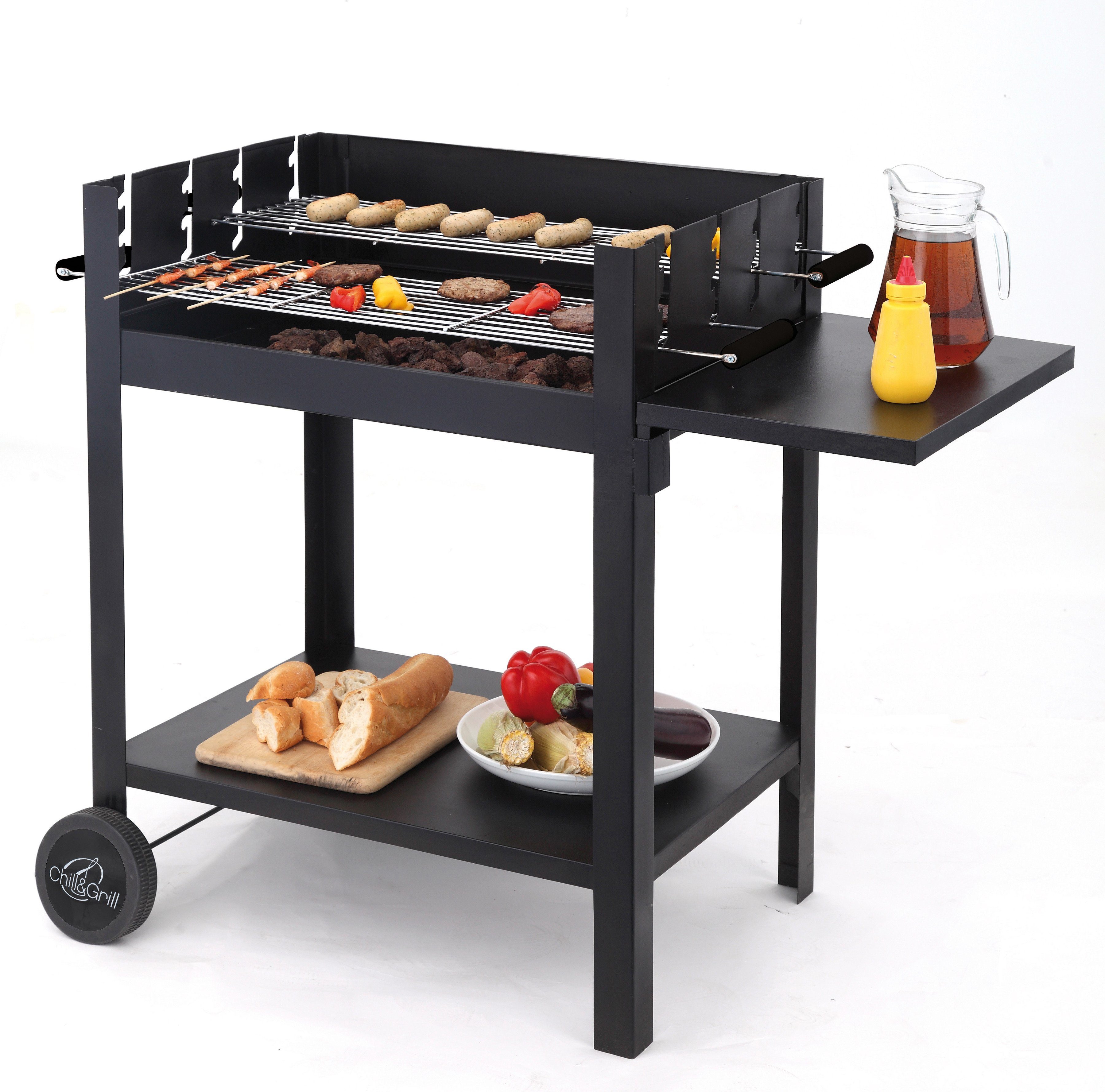 Tepro Holzkohlegrill Grillwagen Lambada, BxTxH: 109x59x90 cm