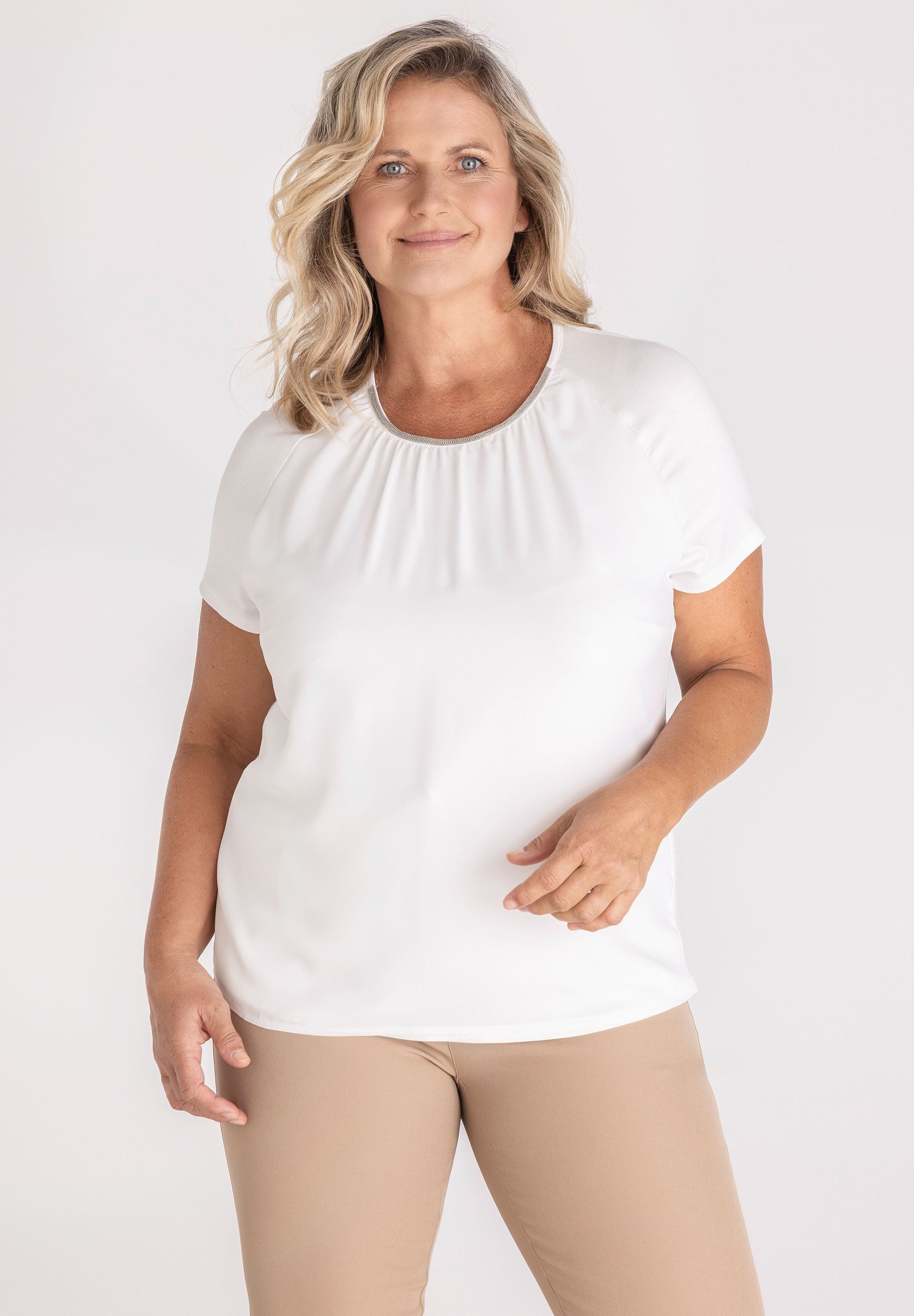 Blusenshirt mit Zierkante