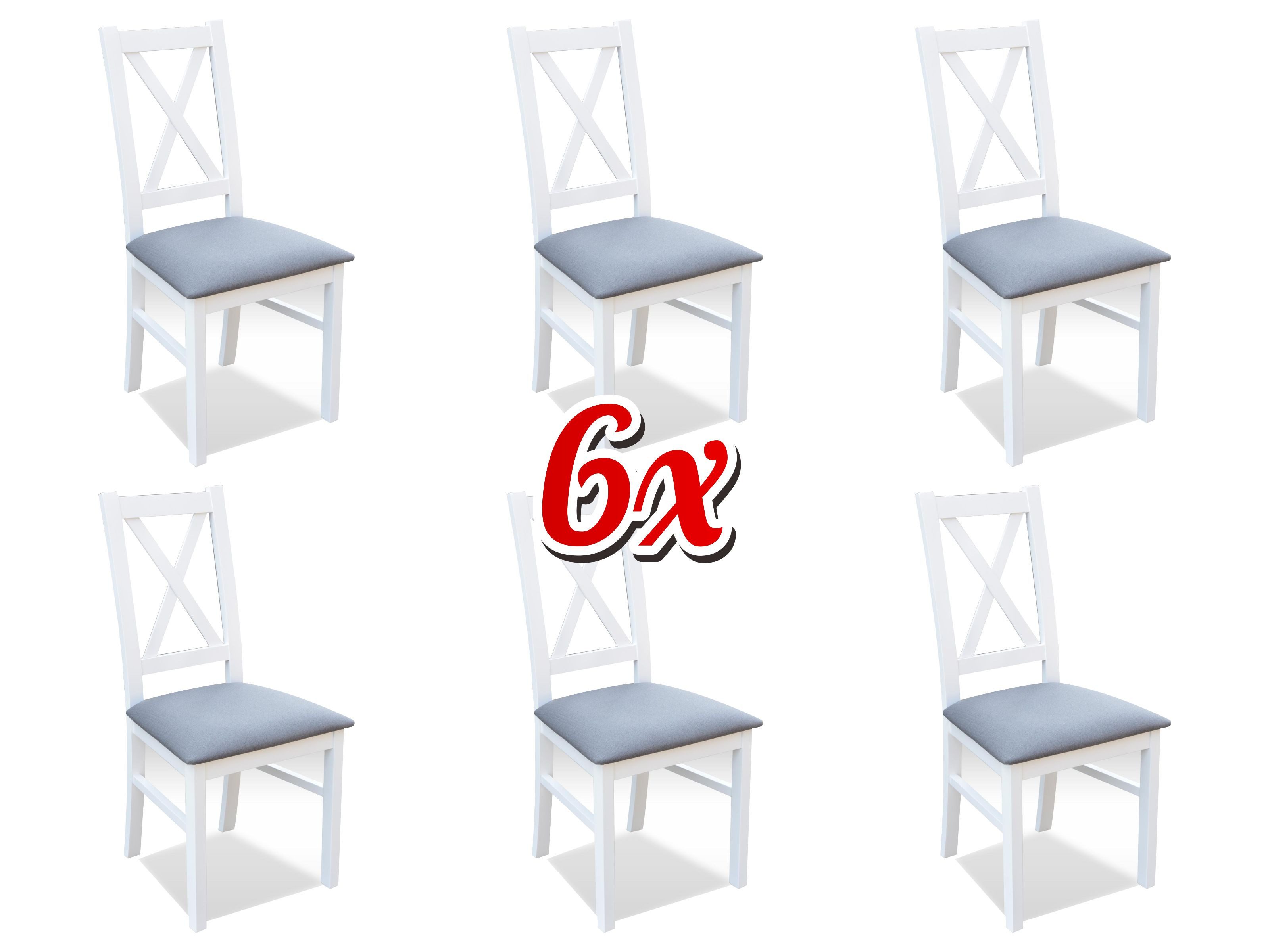 JVmoebel Küchenstuhl 6-teiliges Set: Designer-Esszimmerstühle aus Holz Sofort (6 St), Made in Europa