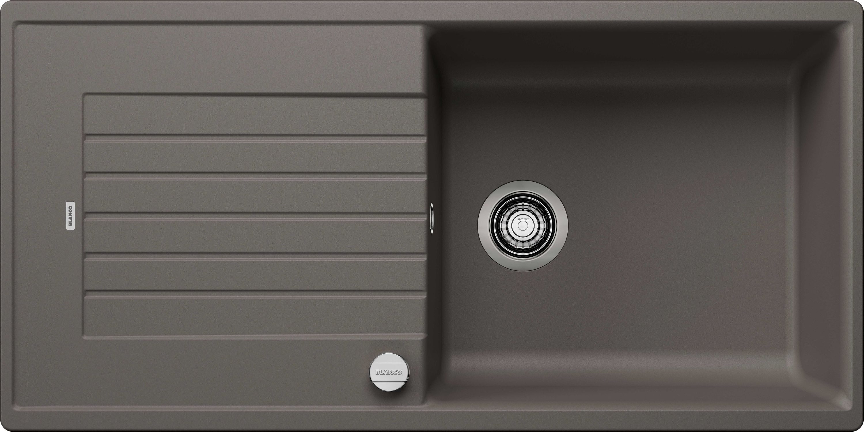 Einbauspüle ZIA XL 6 S Einbauspüle SILGRANIT vulkangrau ab 60 cm Excenter