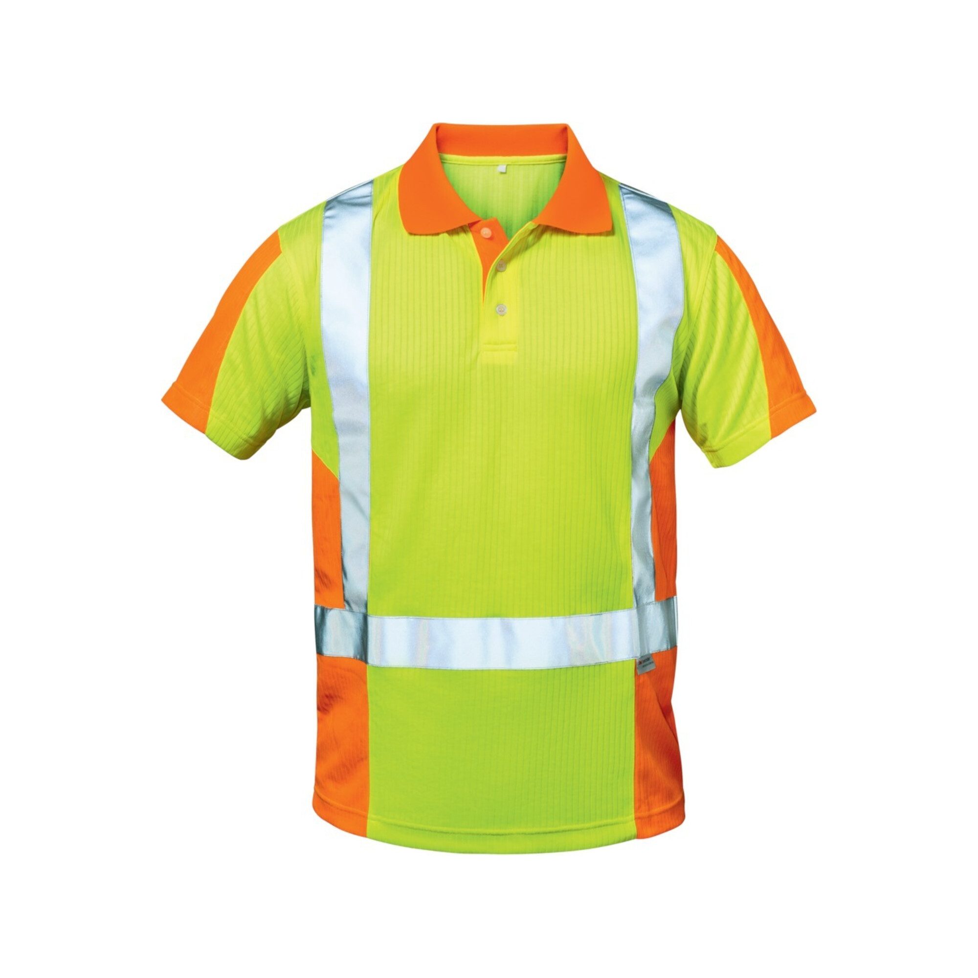 Warnweste Warnschutzpoloshirt Zwolle Gr.M gelb/orange ELYSEE