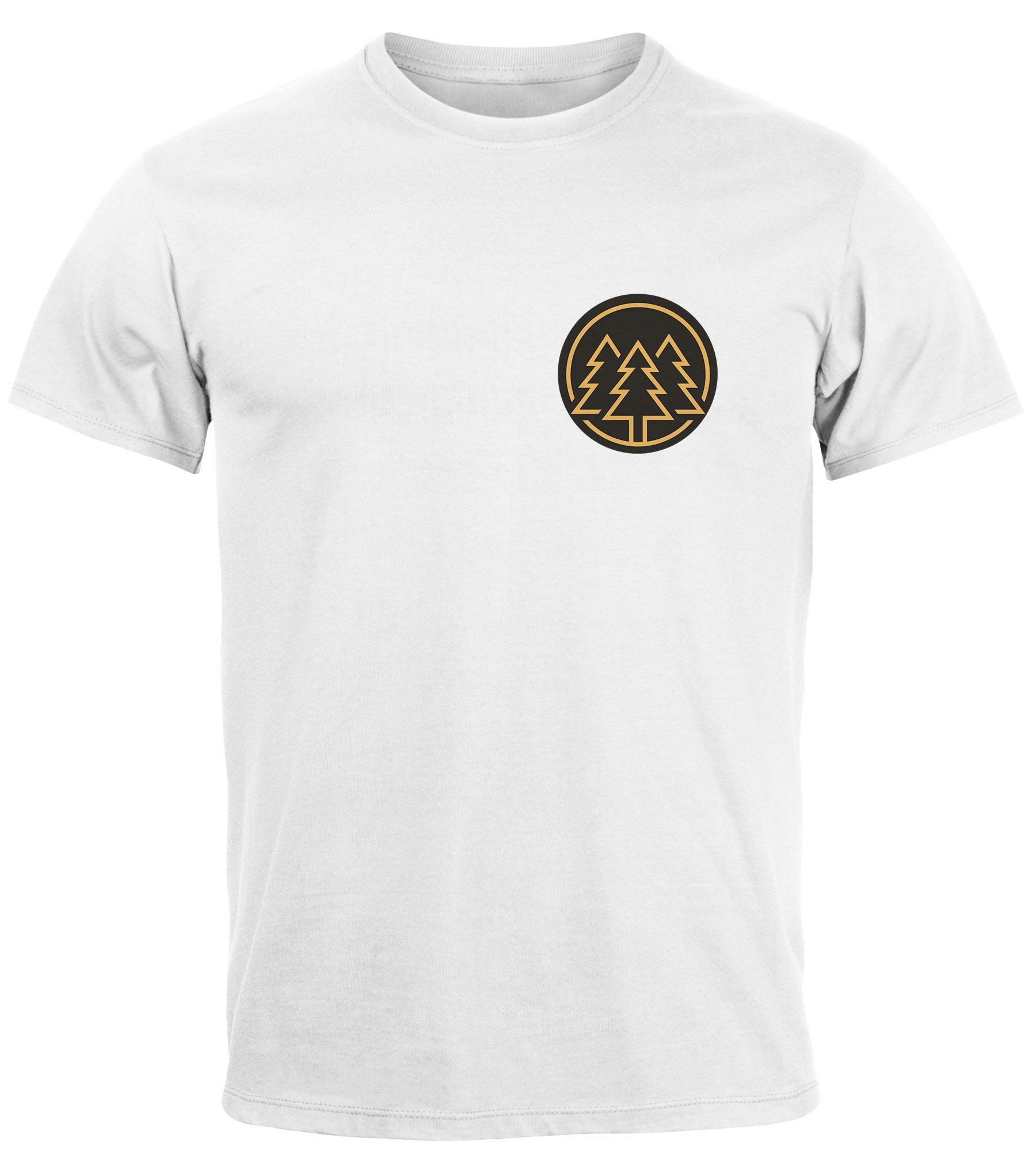 Neverless Print-Shirt Herren T-Shirt Print Logo günstig online kaufen