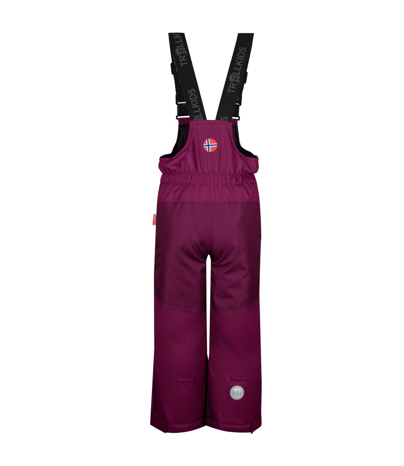 Pflaume TROLLKIDS Skihose Nordkapp