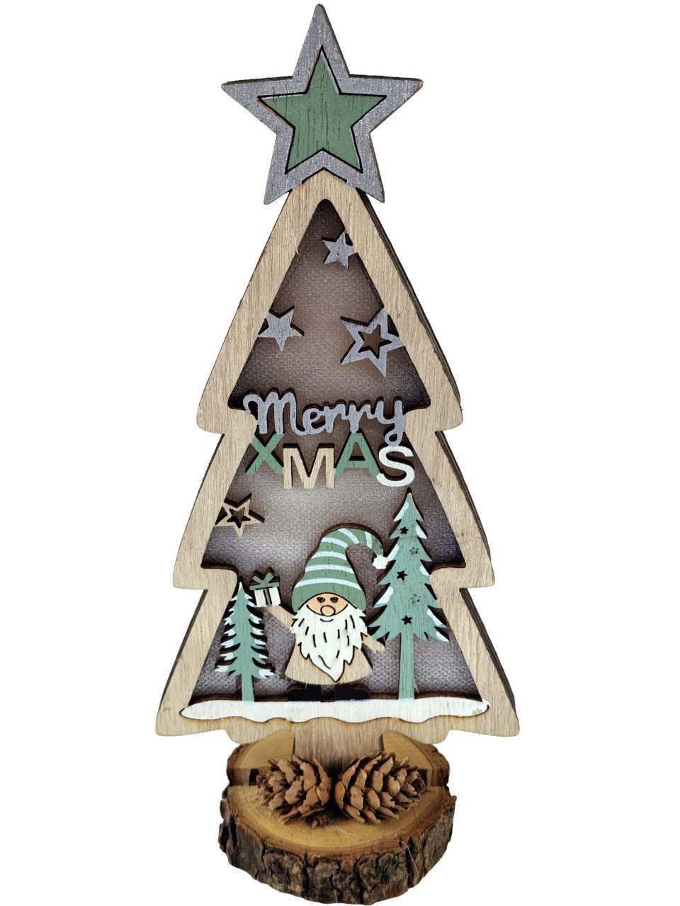 Trend Line Dekobaum TrendLine Deko Aufsteller Holz Tannenbaum 22 x 6 x günstig online kaufen