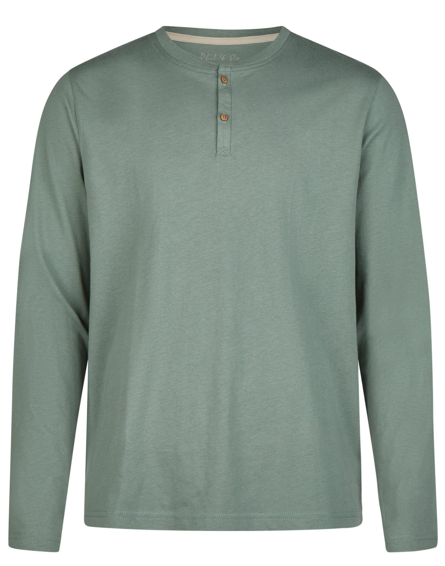 Phil & Co. Schlafanzug Herren Pyjama lang (2 tlg) Baumwolle günstig online kaufen