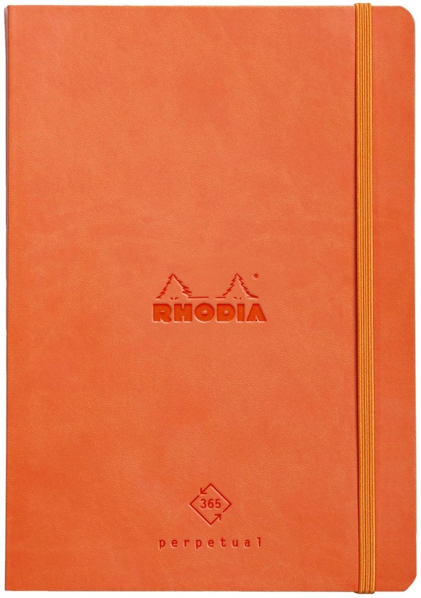 Buchkalender Bullet Journal Perpetual A5 64 Blatt 90g/qm clementine