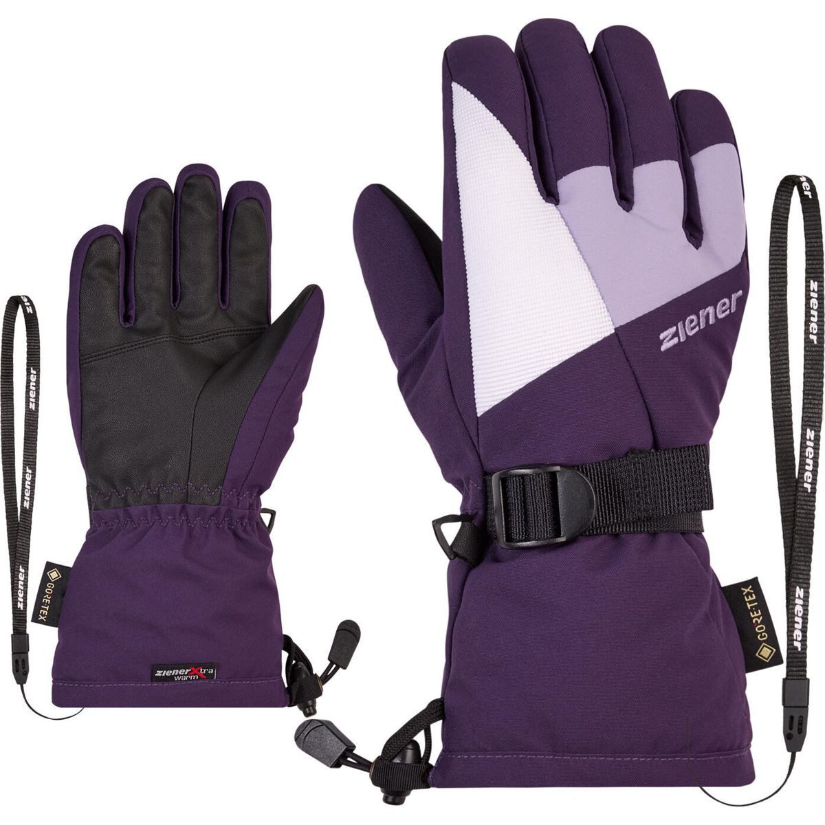Ziener Skihandschuhe Lani-z GTX Glove Junior Unisex Warme, wasserdichte und atmungsaktive Handschuhe für Kinder beim